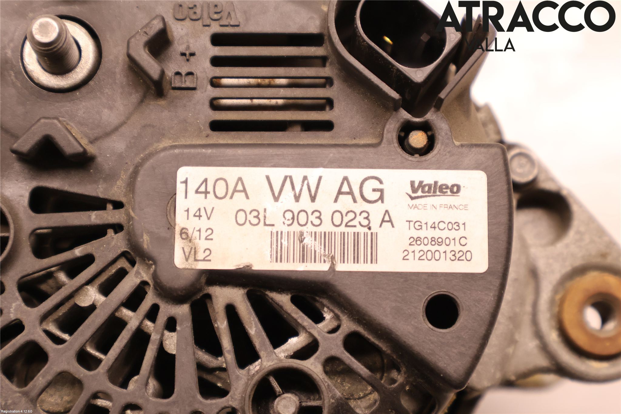 Volkswagen VW GOLF VI 09-13 Generator