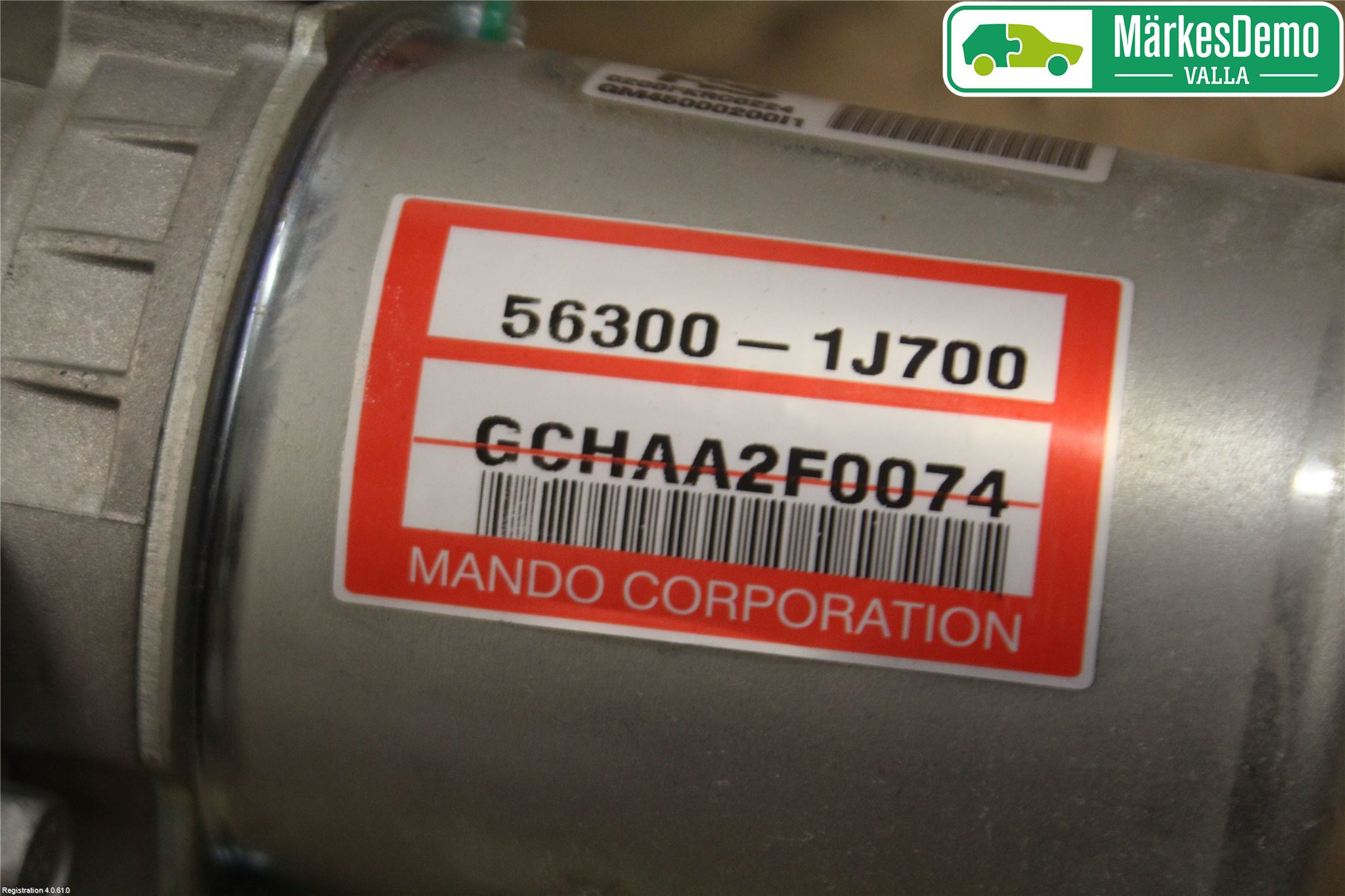 Hyundai i20 PB 09-14 Rattaxelagg Med Inb Servo