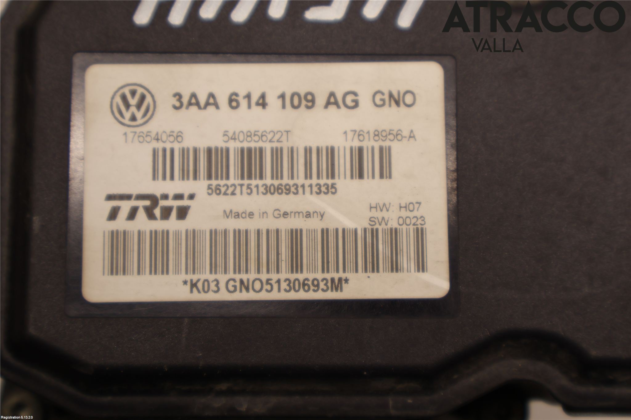 Volkswagen VW PASSAT 11-14 Abs Hydraulaggregat