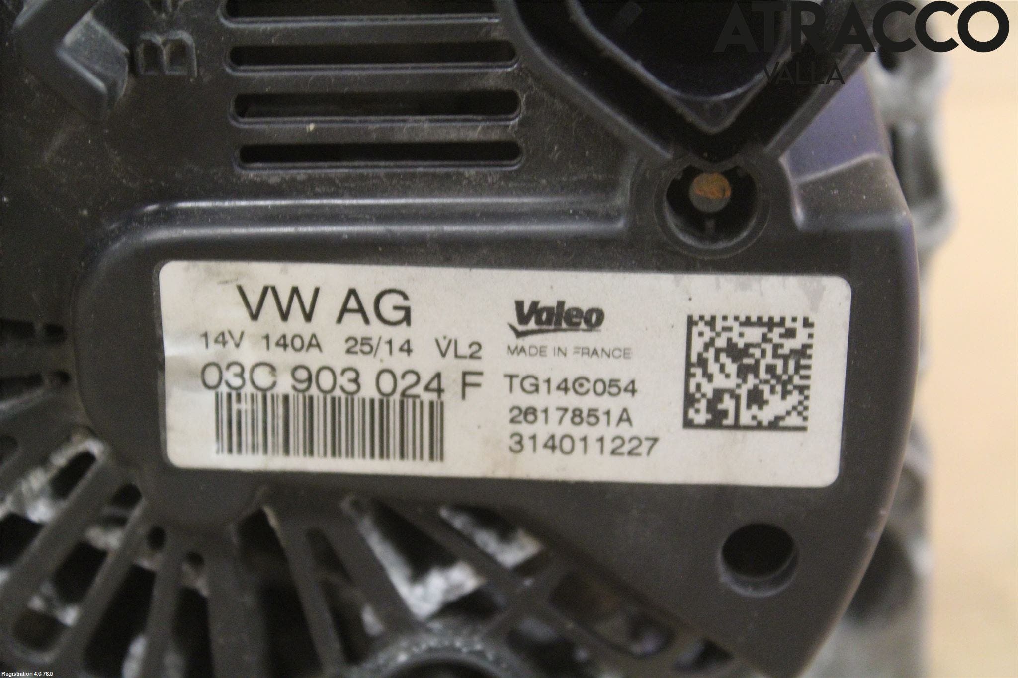 Volkswagen VW PASSAT 11-14 Generator