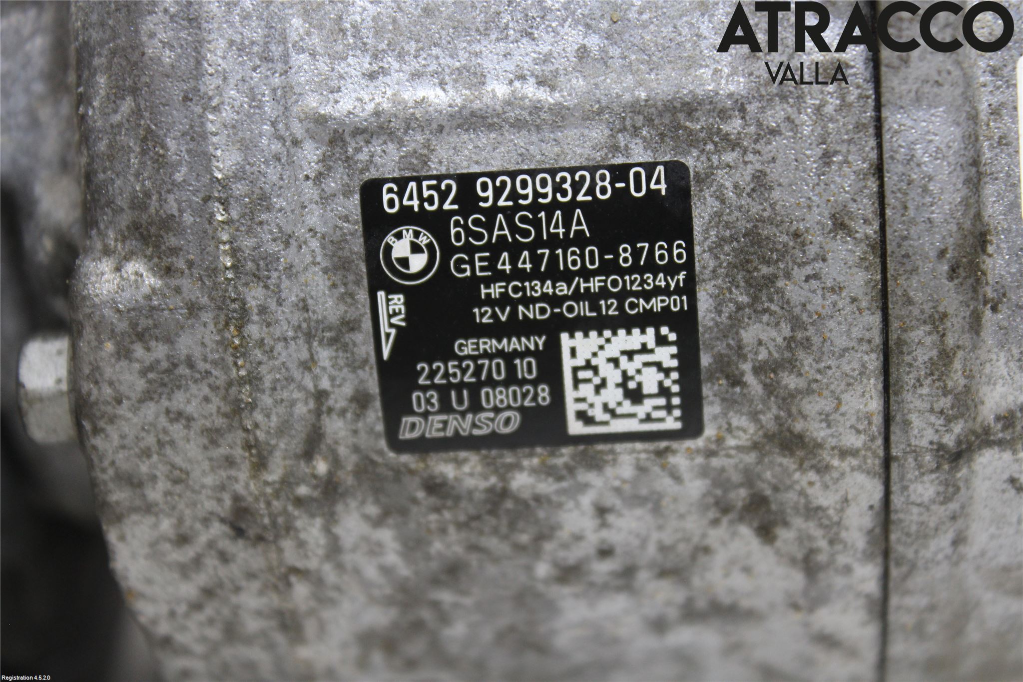 BMW 3 F30/F31/F80 12-19 Ac Kompressor