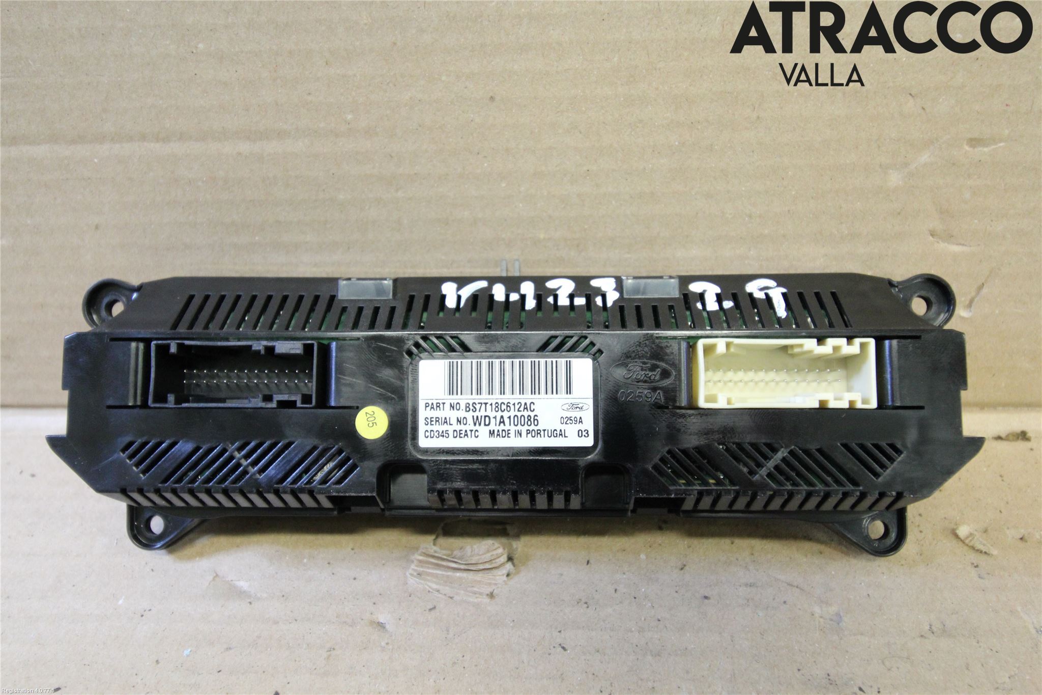 Ford MONDEO 07-15 Ac Styrenhet Ac Manöveren