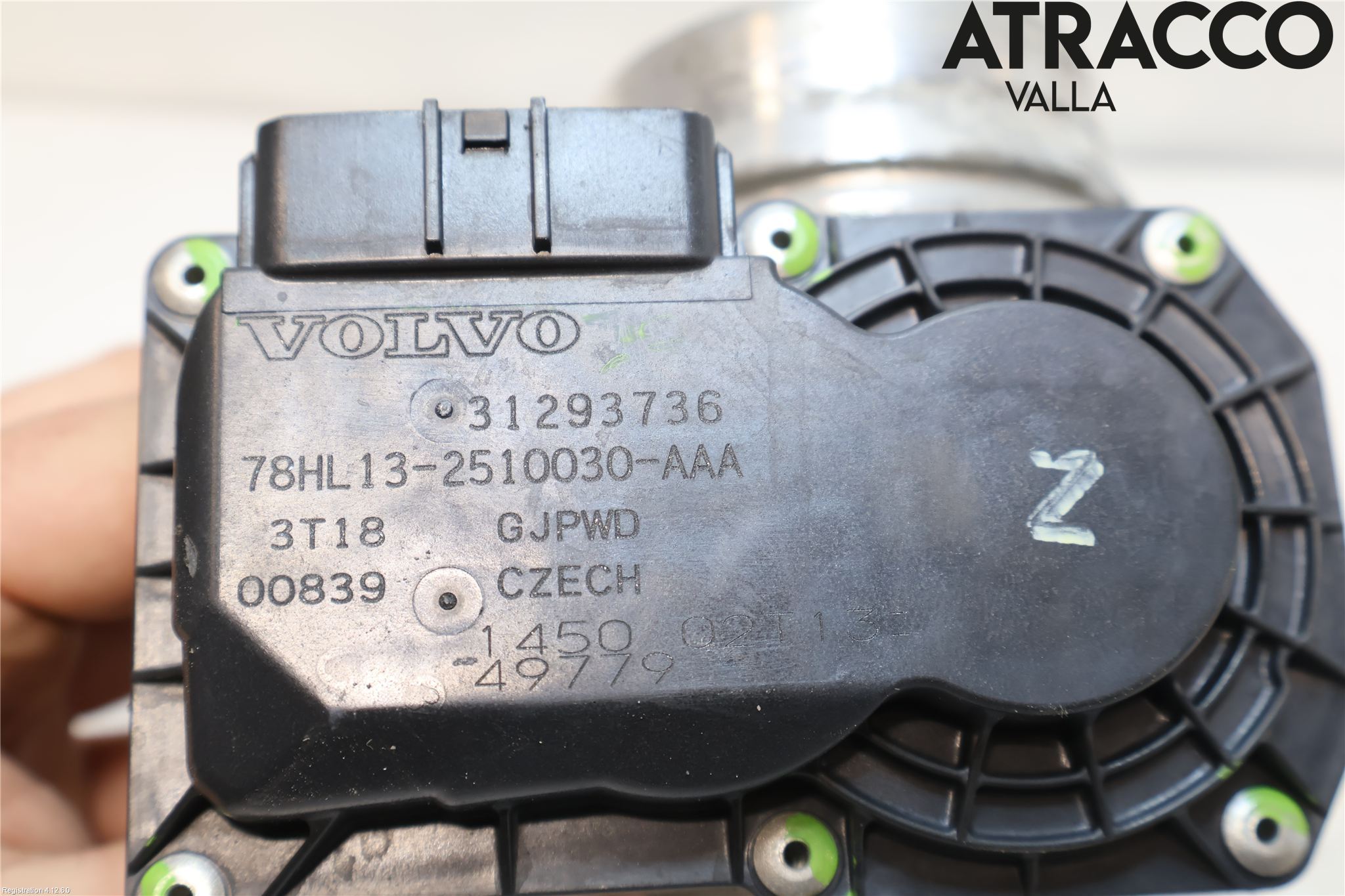 Volvo V40 12-19 Injspjällhus