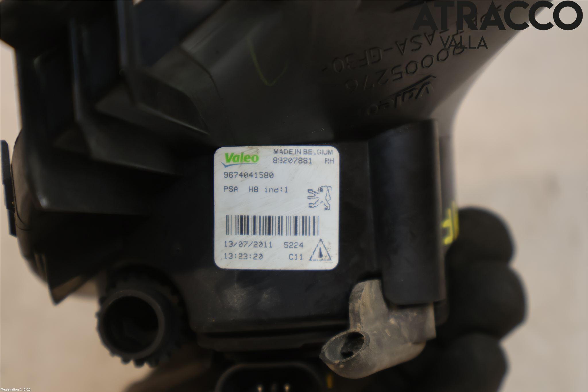 Peugeot 308 08-13 Dimljus-Varselljus Fram