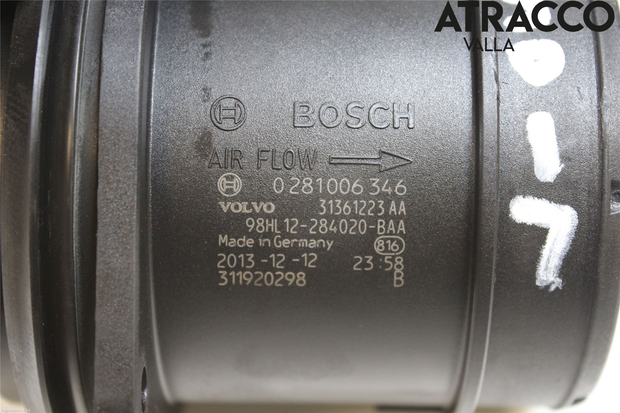 Volvo XC70 14-16 Injluftmassamätare