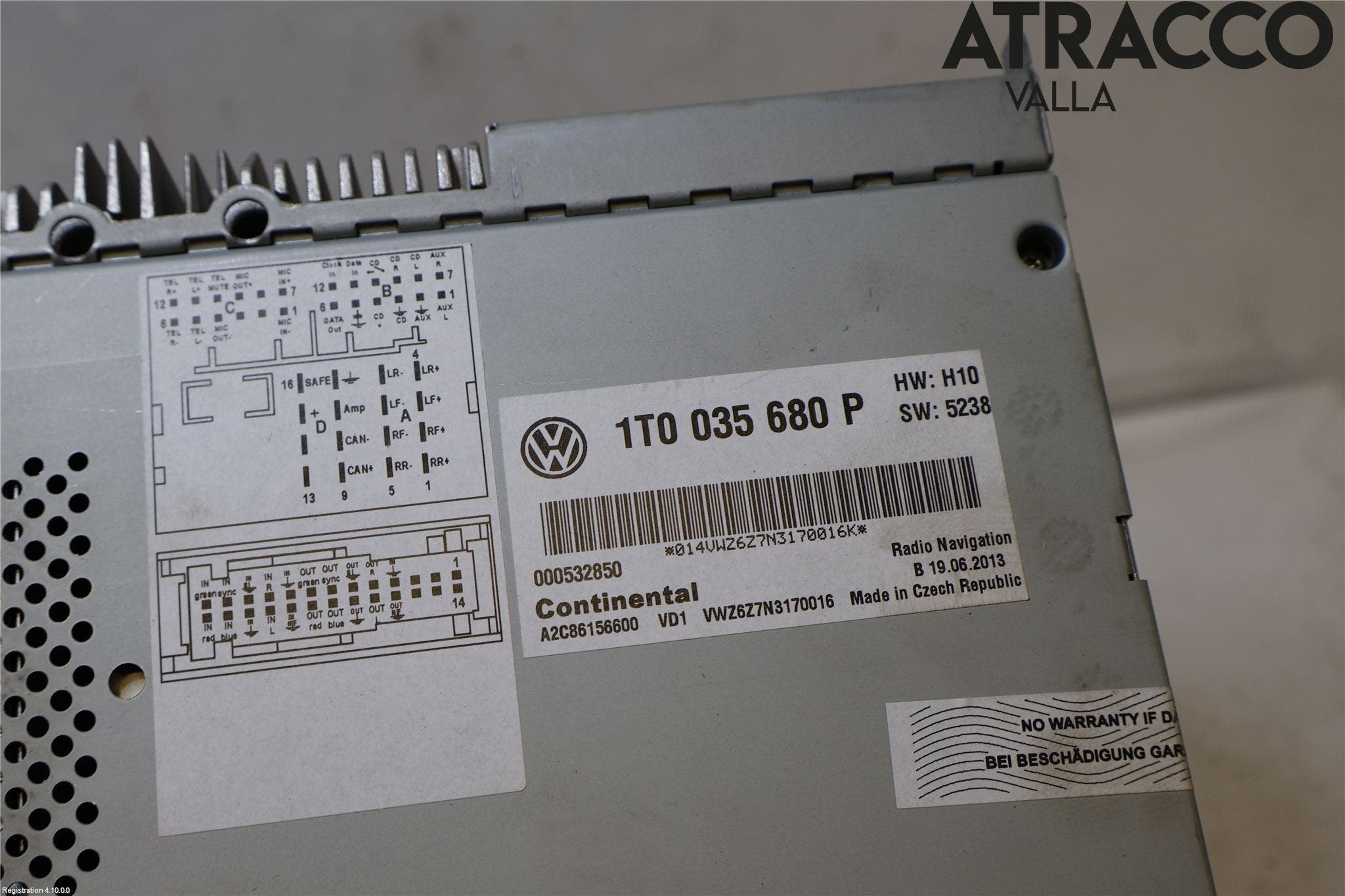 Volkswagen VW SHARAN 11- Cd Radio - Multimediapanel