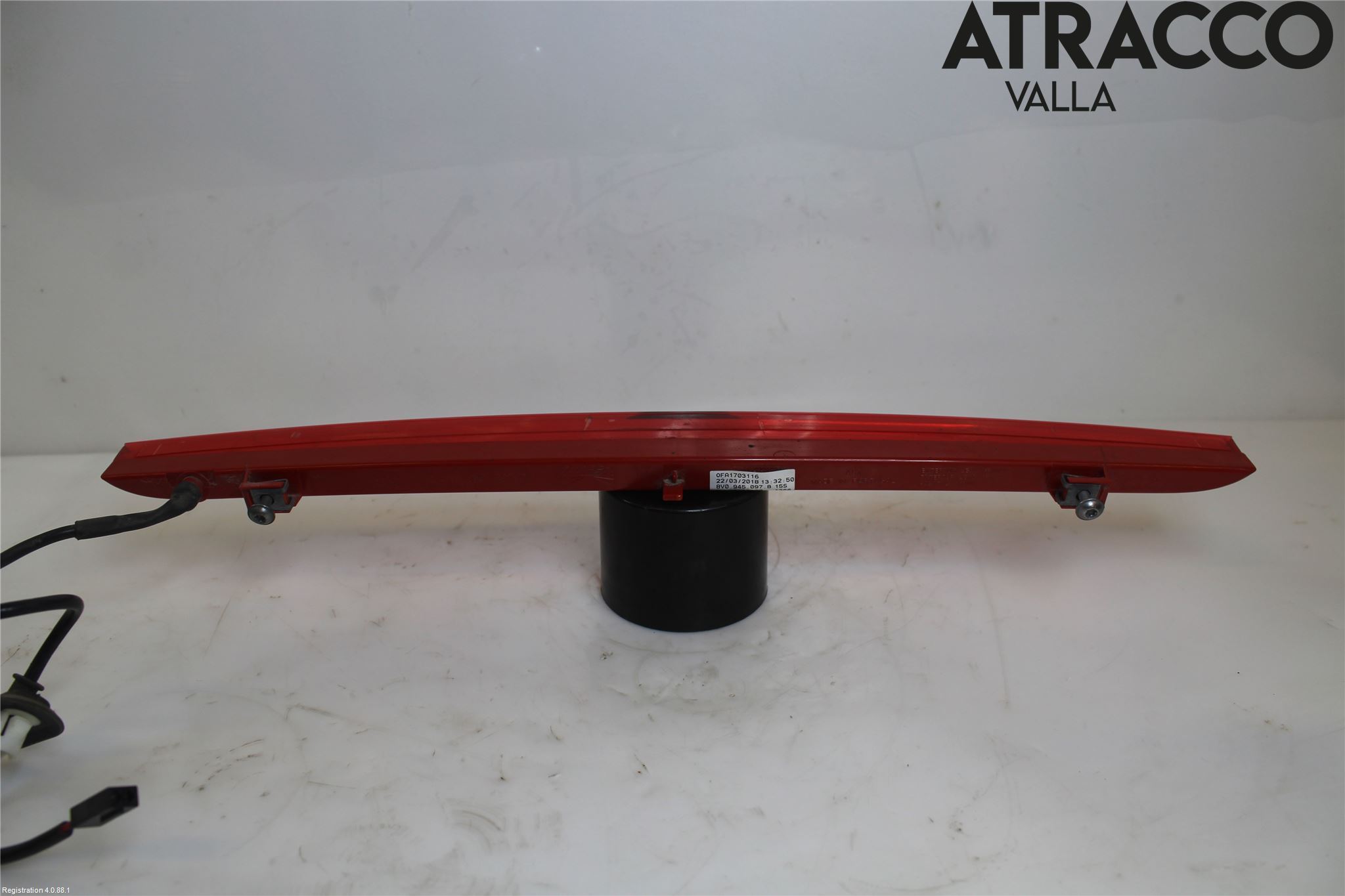 Audi A3/S3 8V 13-20 Bromsljus Bakruta