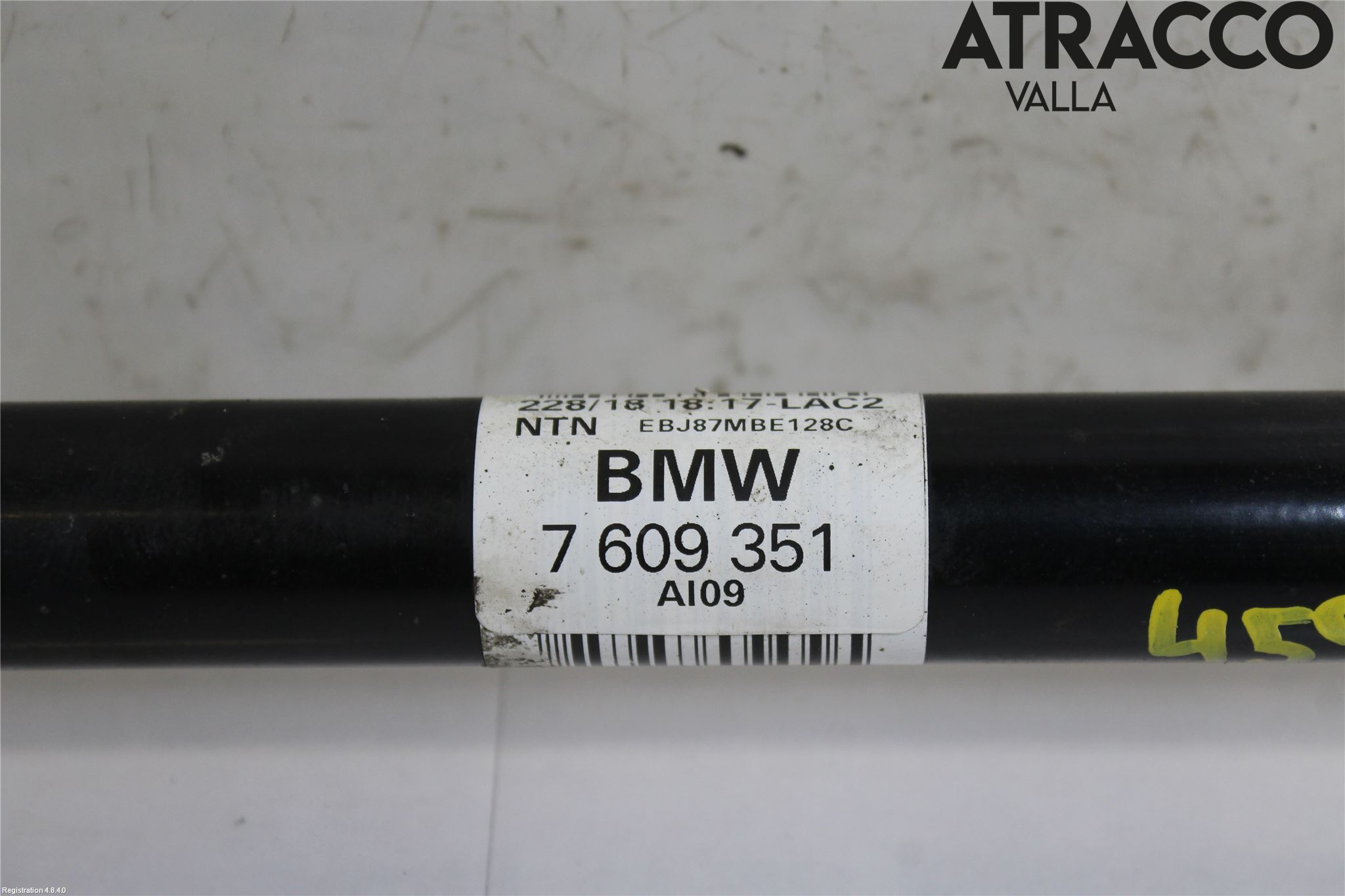 BMW 3 F30/F31/F80 12-19 Drivaxel Bak Vänster