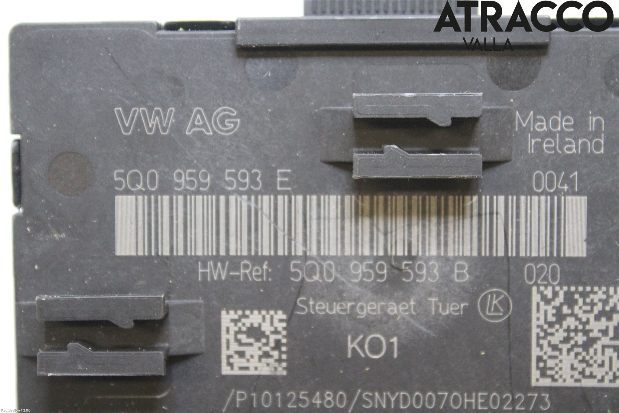 Audi A3/S3 8V 13-20 Styrenhet Dörr