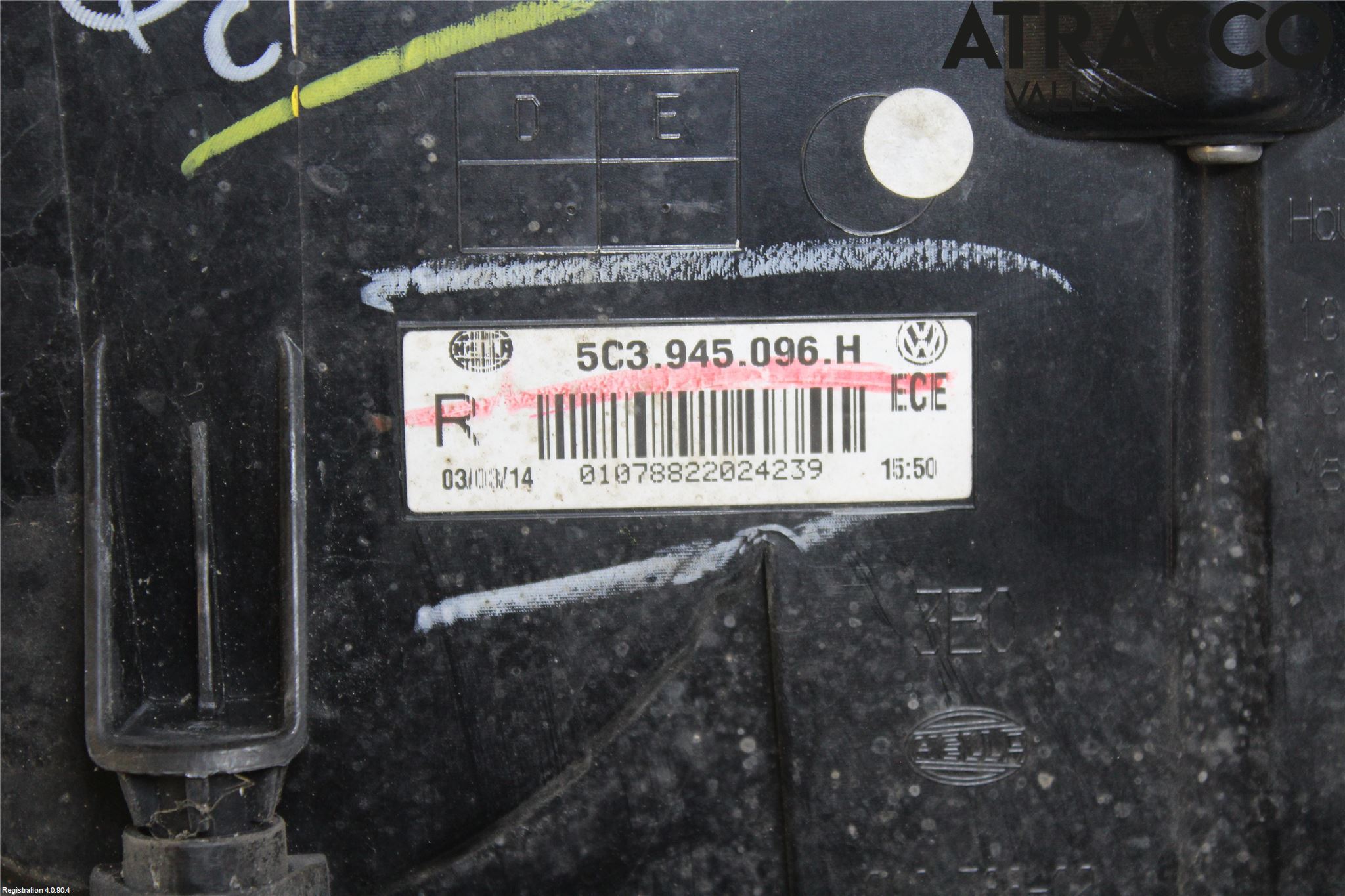 Volkswagen VW BEETLE 12- Bakljus Höger