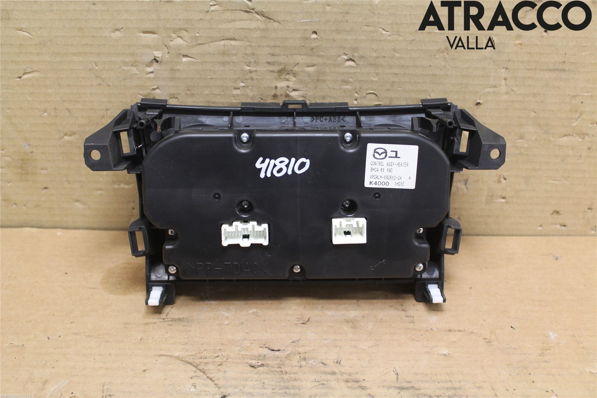 Mazda 3 II 09-13 Ac Styrenhet Ac Manöveren