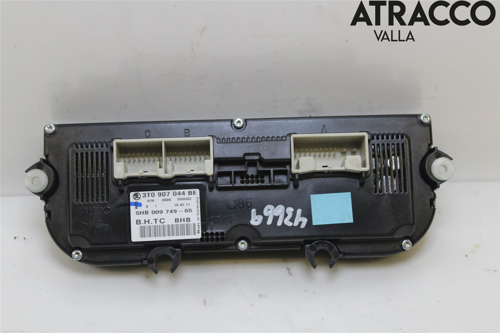 Skoda YETI Ac Styrenhet Ac Manöveren