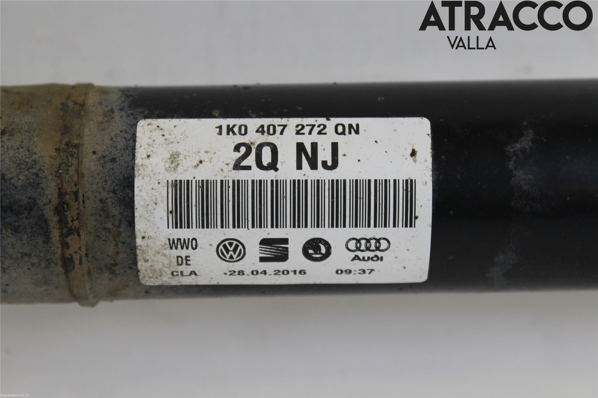 Volkswagen VW GOLF / E-GOLF VII 13-20 Drivaxel Fram Höger