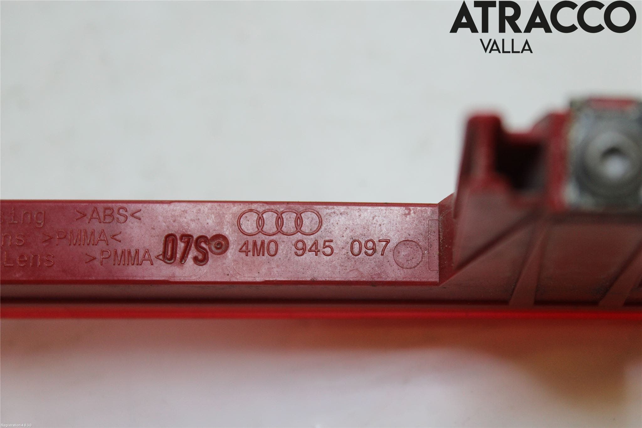 Audi A4/S4 B9 16-19 Bromsljus Bakruta