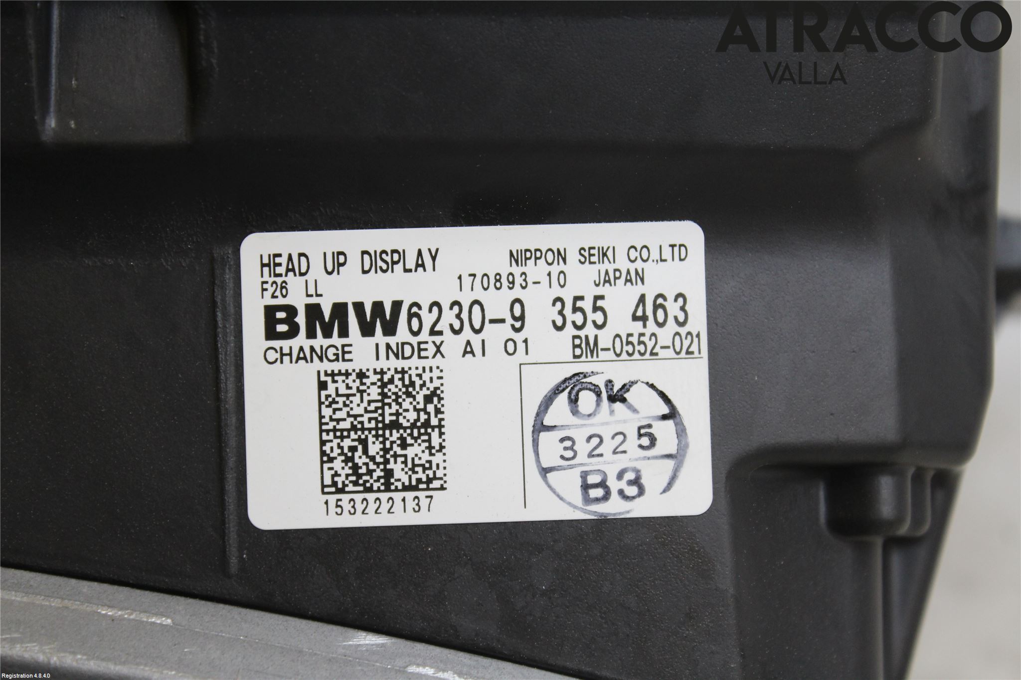 BMW X4 F26 14-18 Kontrolldisplay