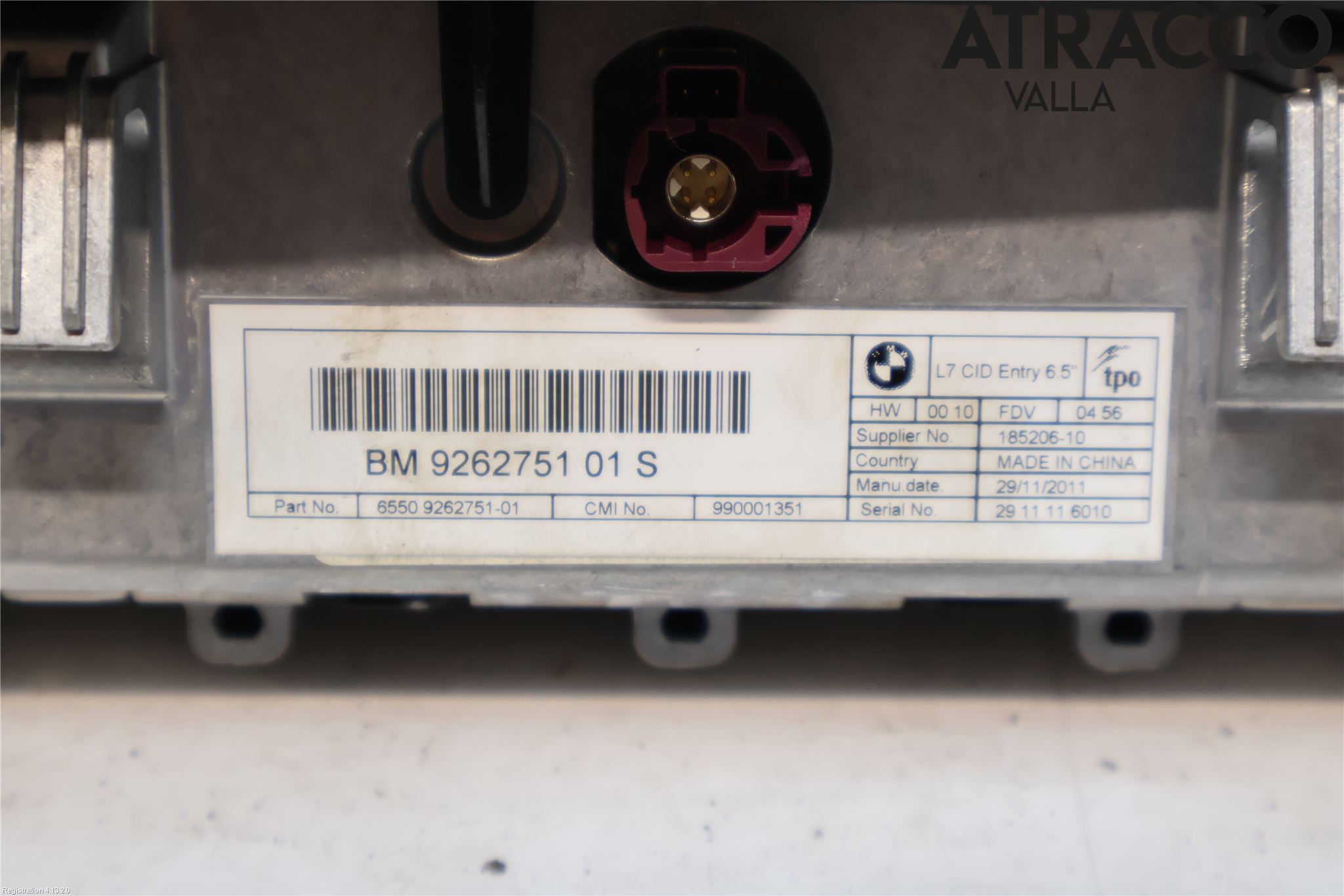 BMW 1 F20/F21 11-19 Multifunktionsdisplay
