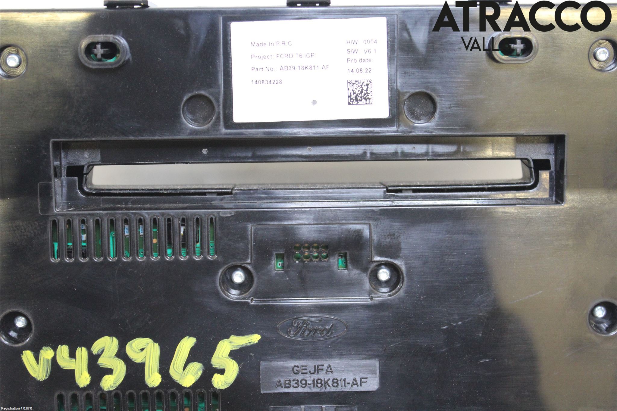 Ford RANGER EU 12-23 Cd Radio - Multimediapanel