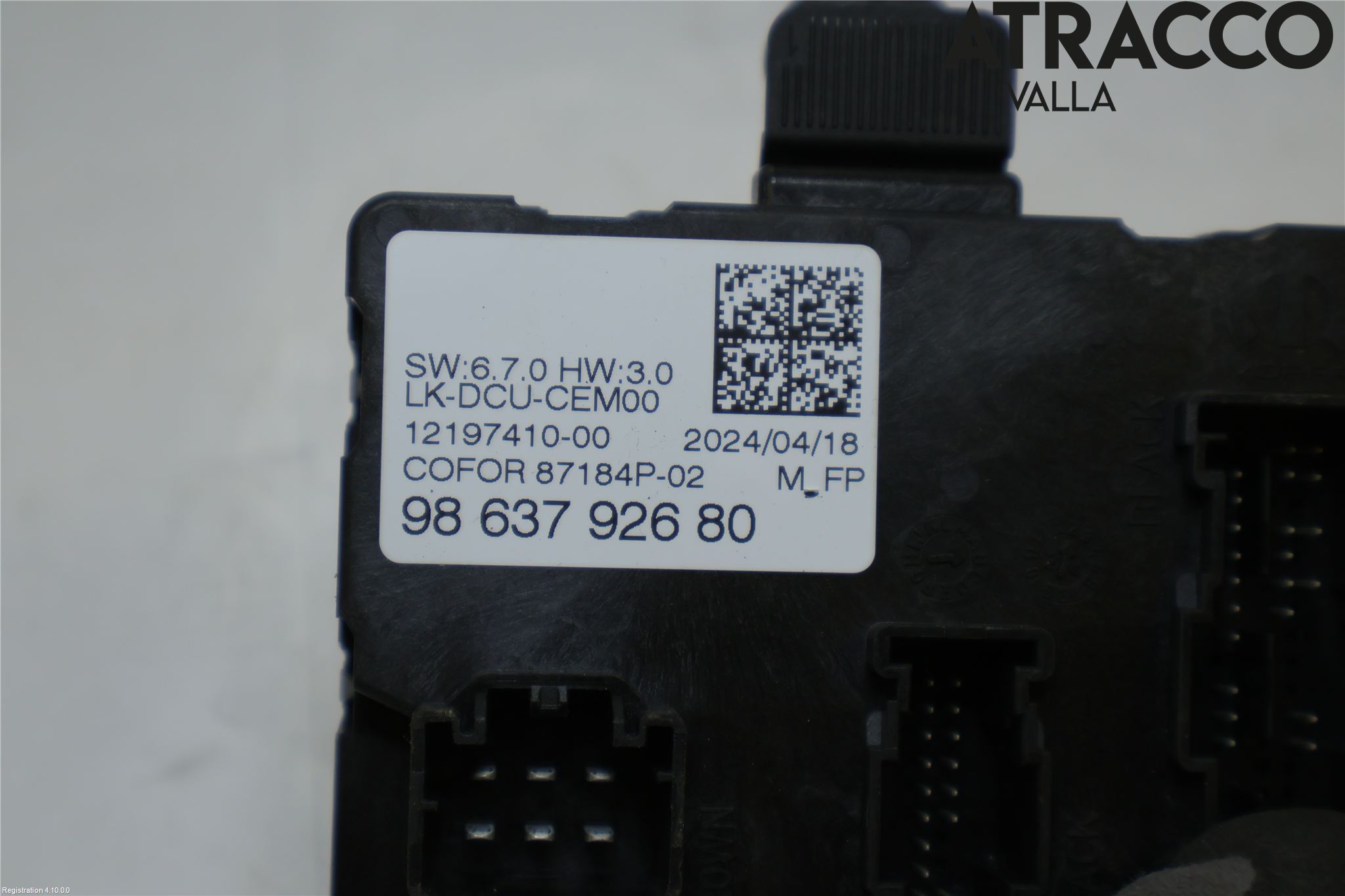 Peugeot 408 22- Styrenhet Dörr