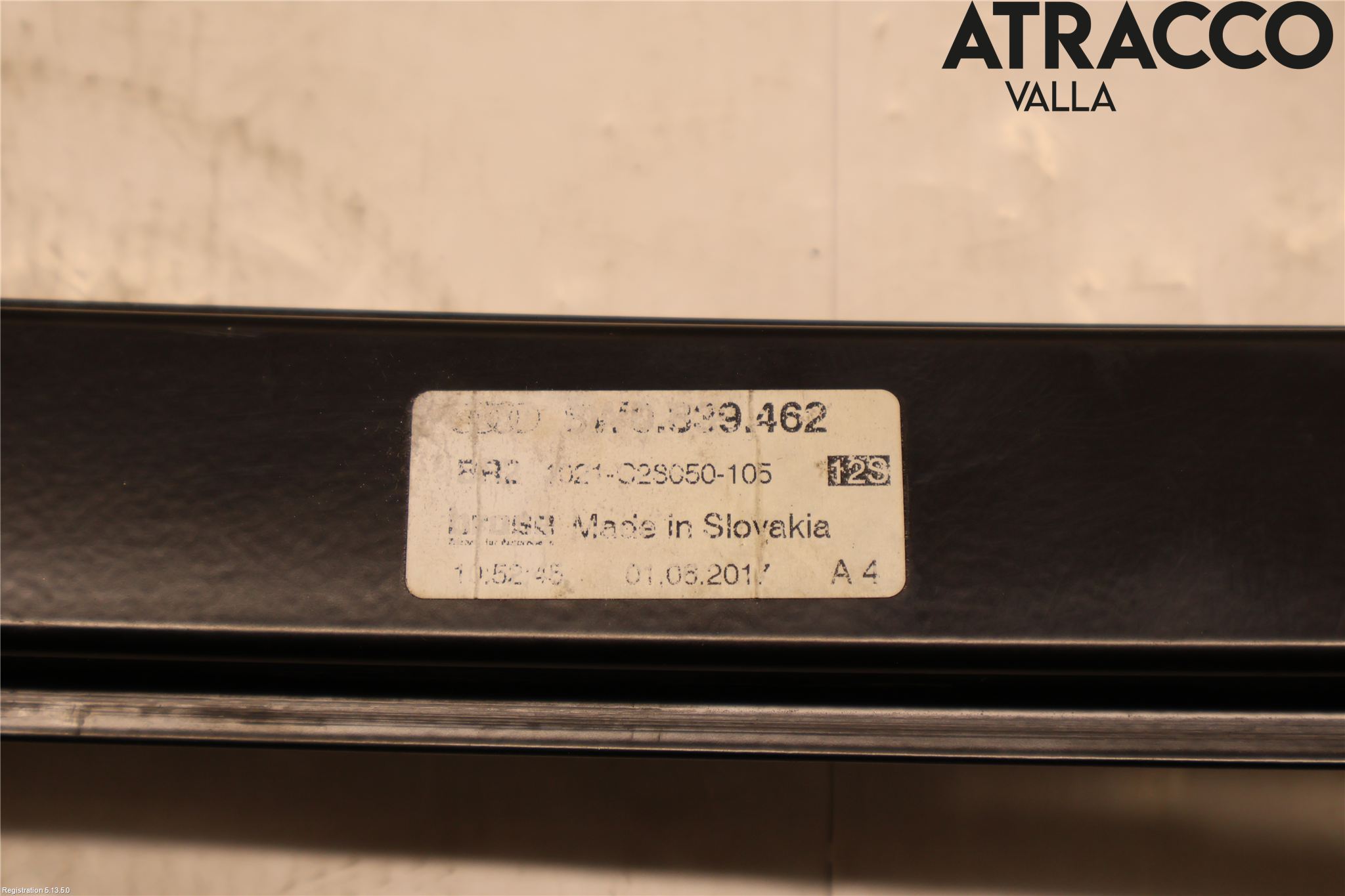 Audi A4/S4 B9 16-19 Fönsterhissmekanism