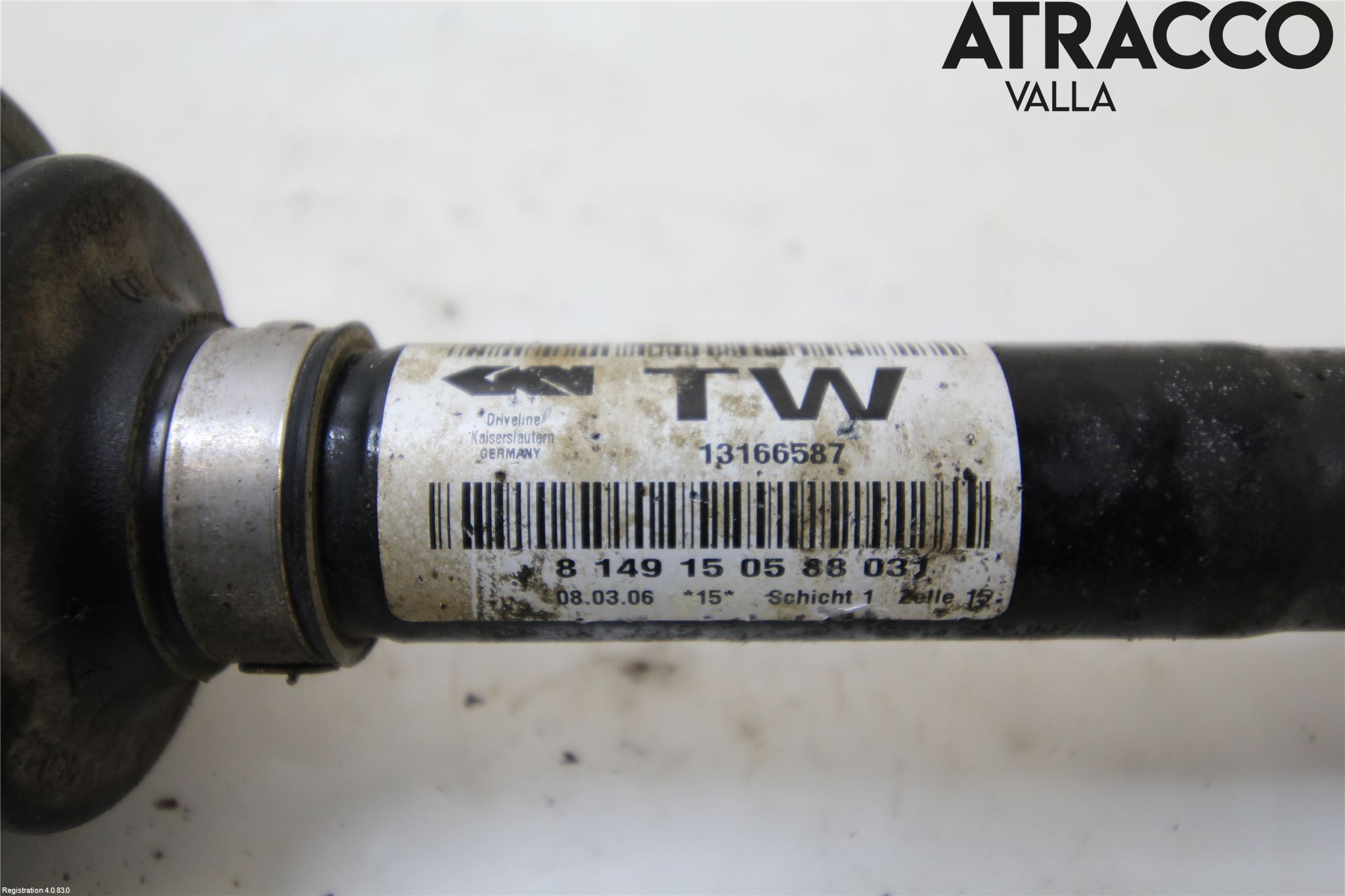 Opel VECTRA C 06-08 Drivaxel Fram Vänster