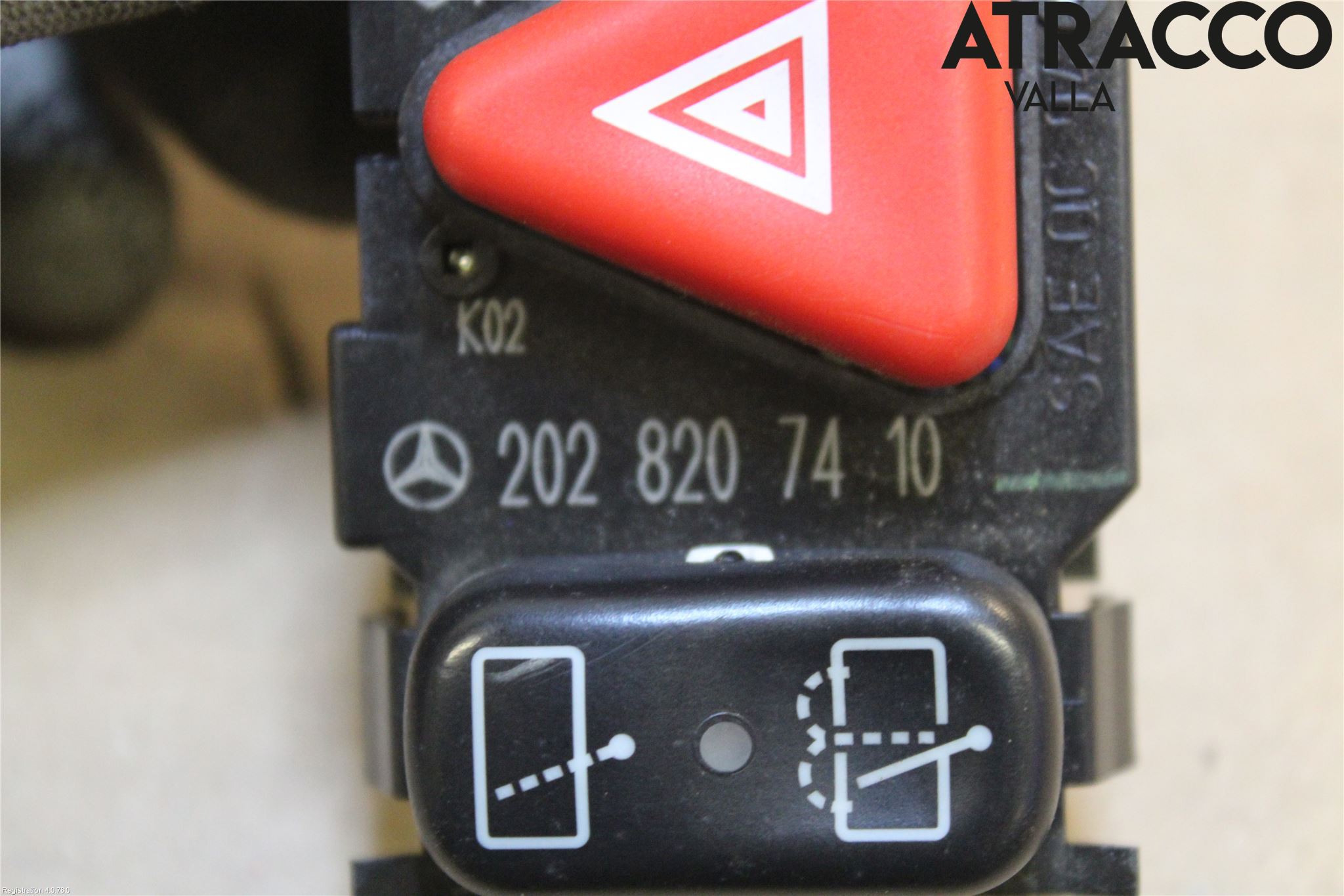 Mercedes-Benz MB C (W202) 94-00 Strömställare Varnings