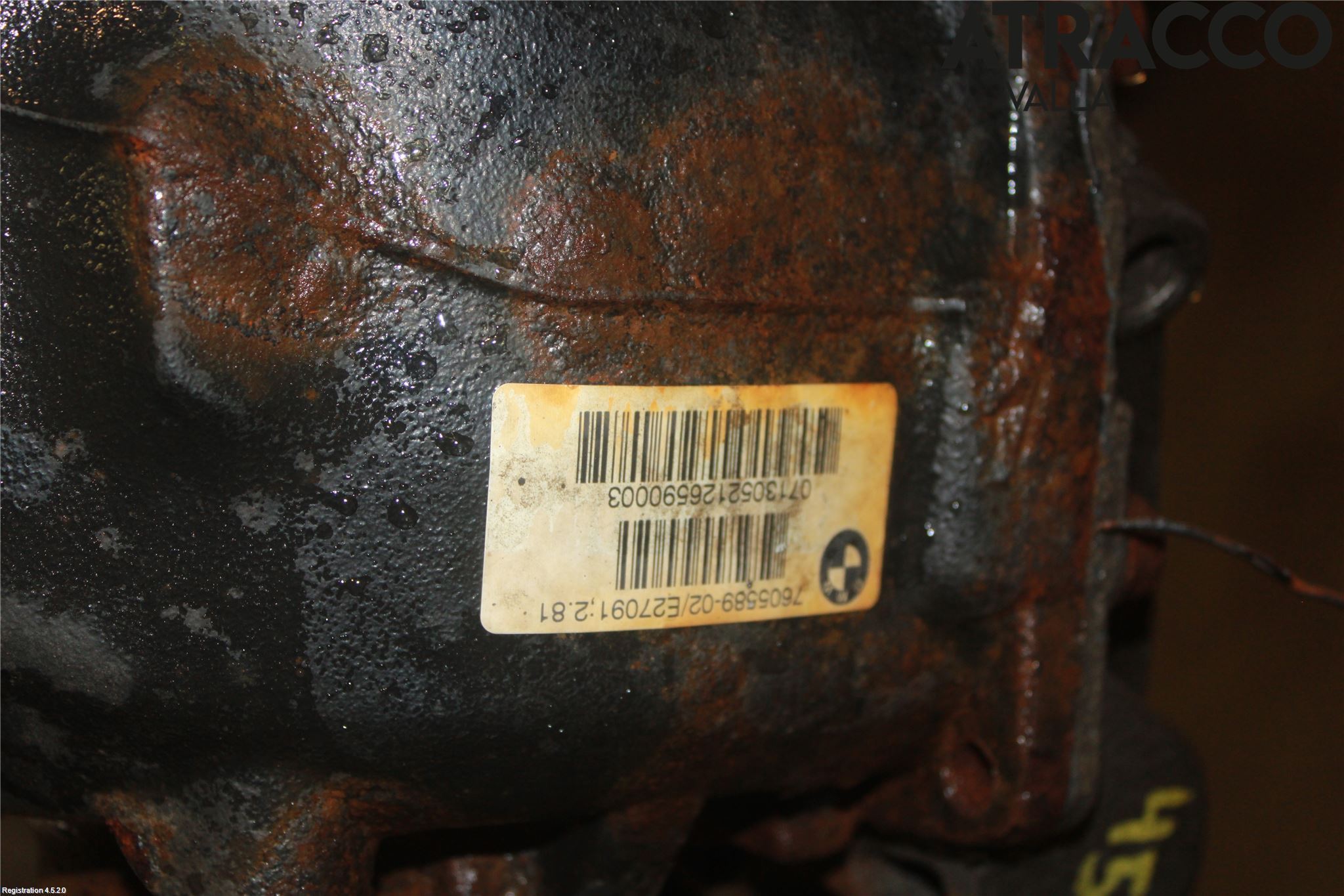 BMW 3 F30/F31/F80 12-19 Bakväxel-Diff