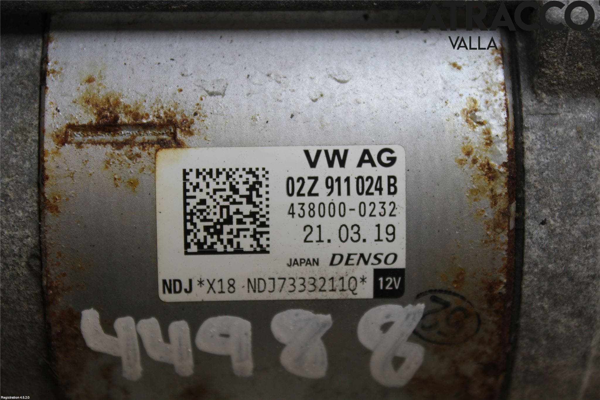 Skoda OCTAVIA (5E) 13-20 Startmotor Diesel