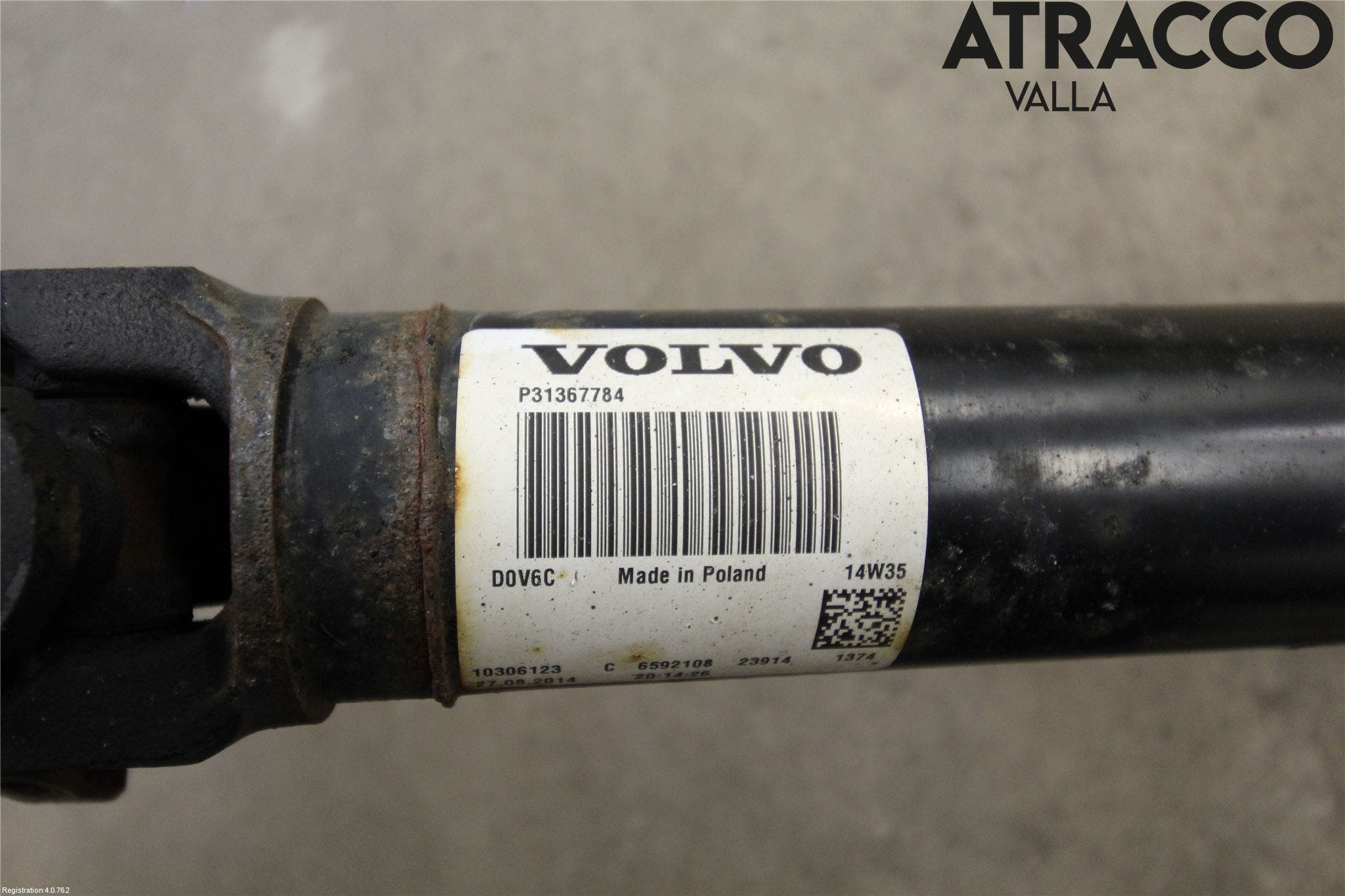 Volvo V60 14-18 Mellanaxel Komp