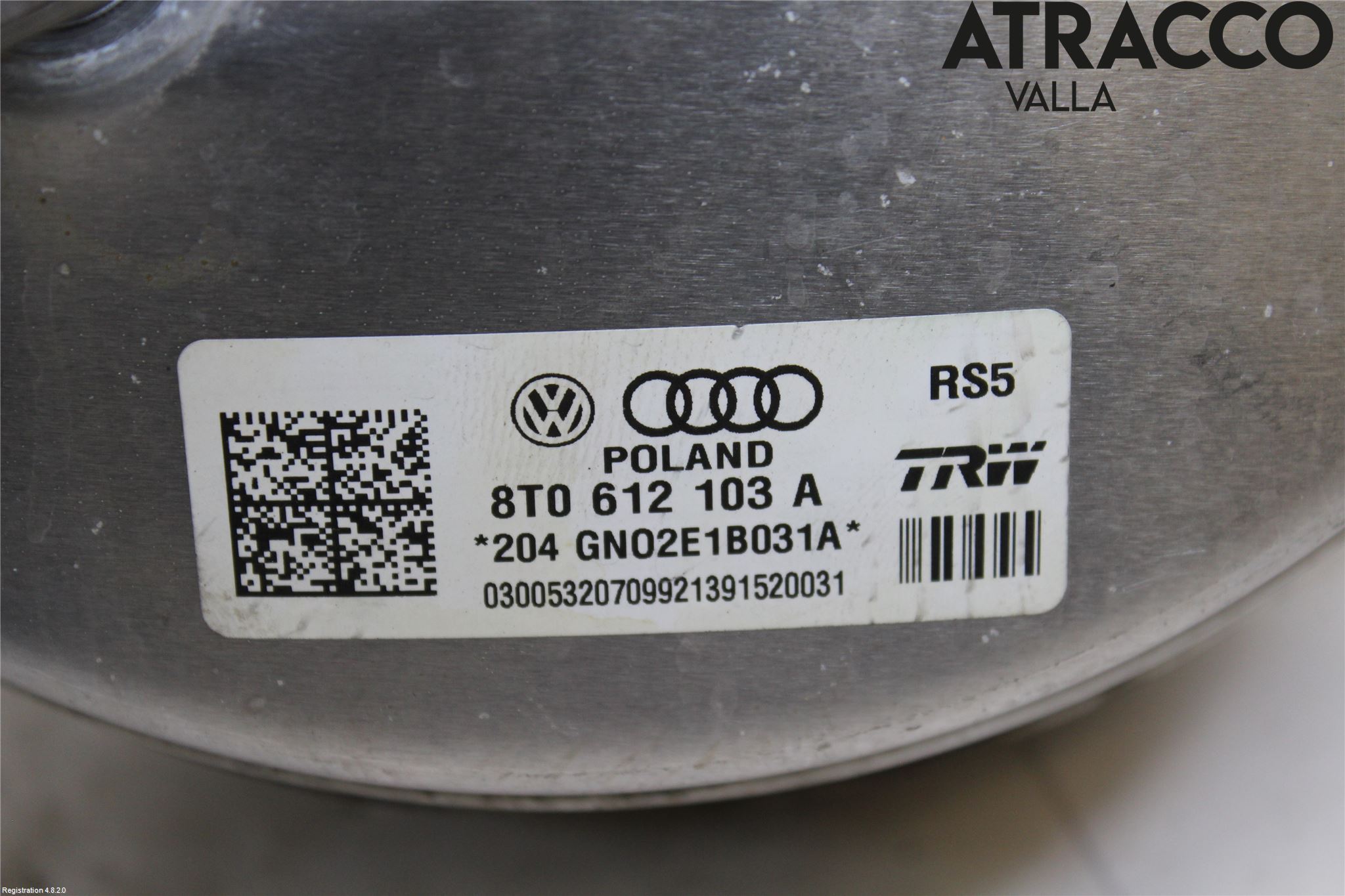 Audi A4 12-15 Bromsservo