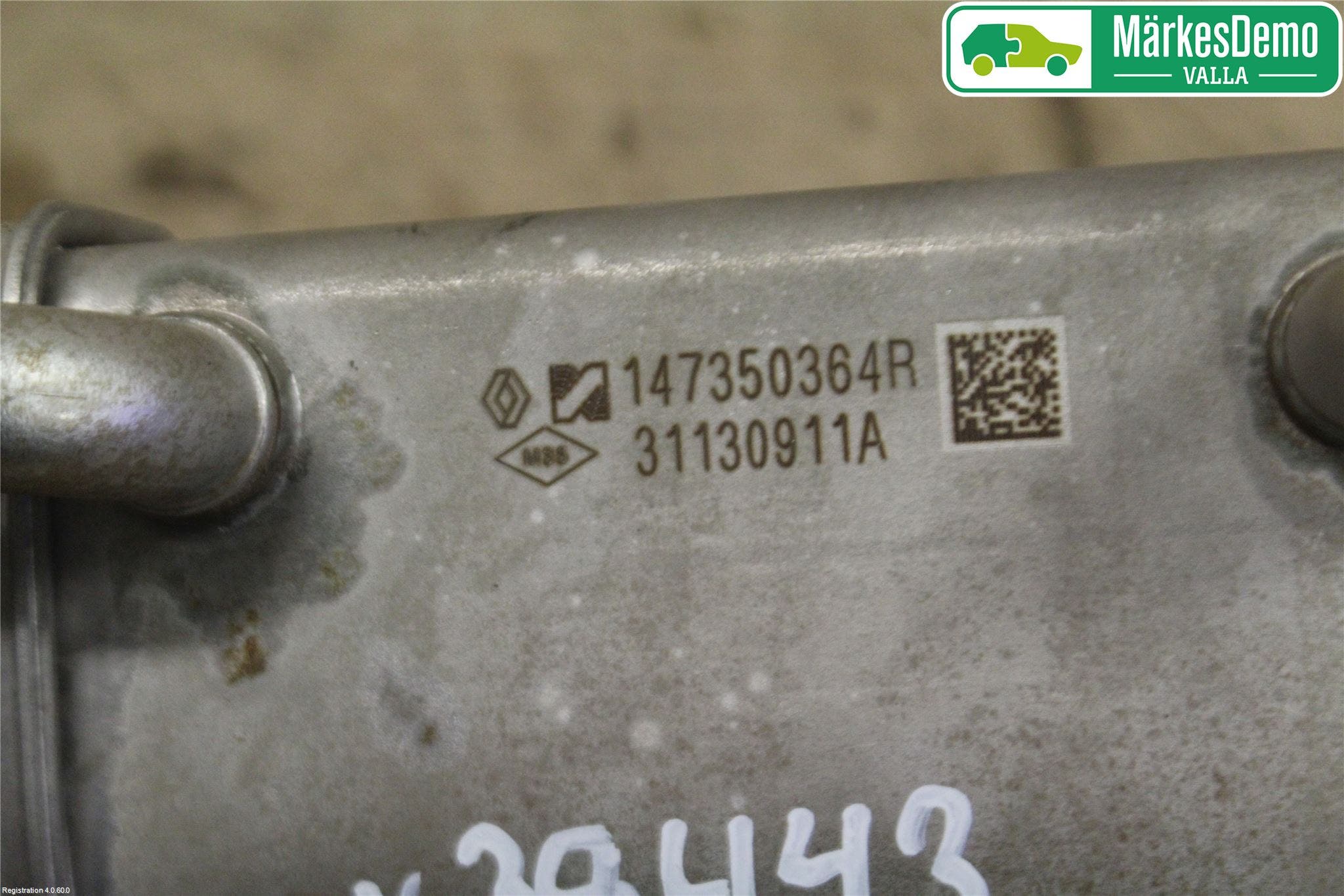 Renault MEGANE III 09-15 Avgaskylare