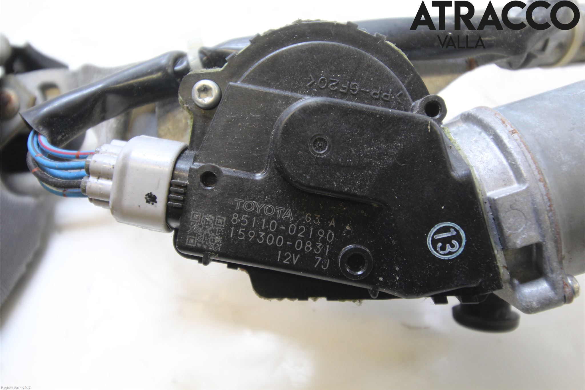 Toyota AURIS 07-09 Torkarmekanism Vindruta
