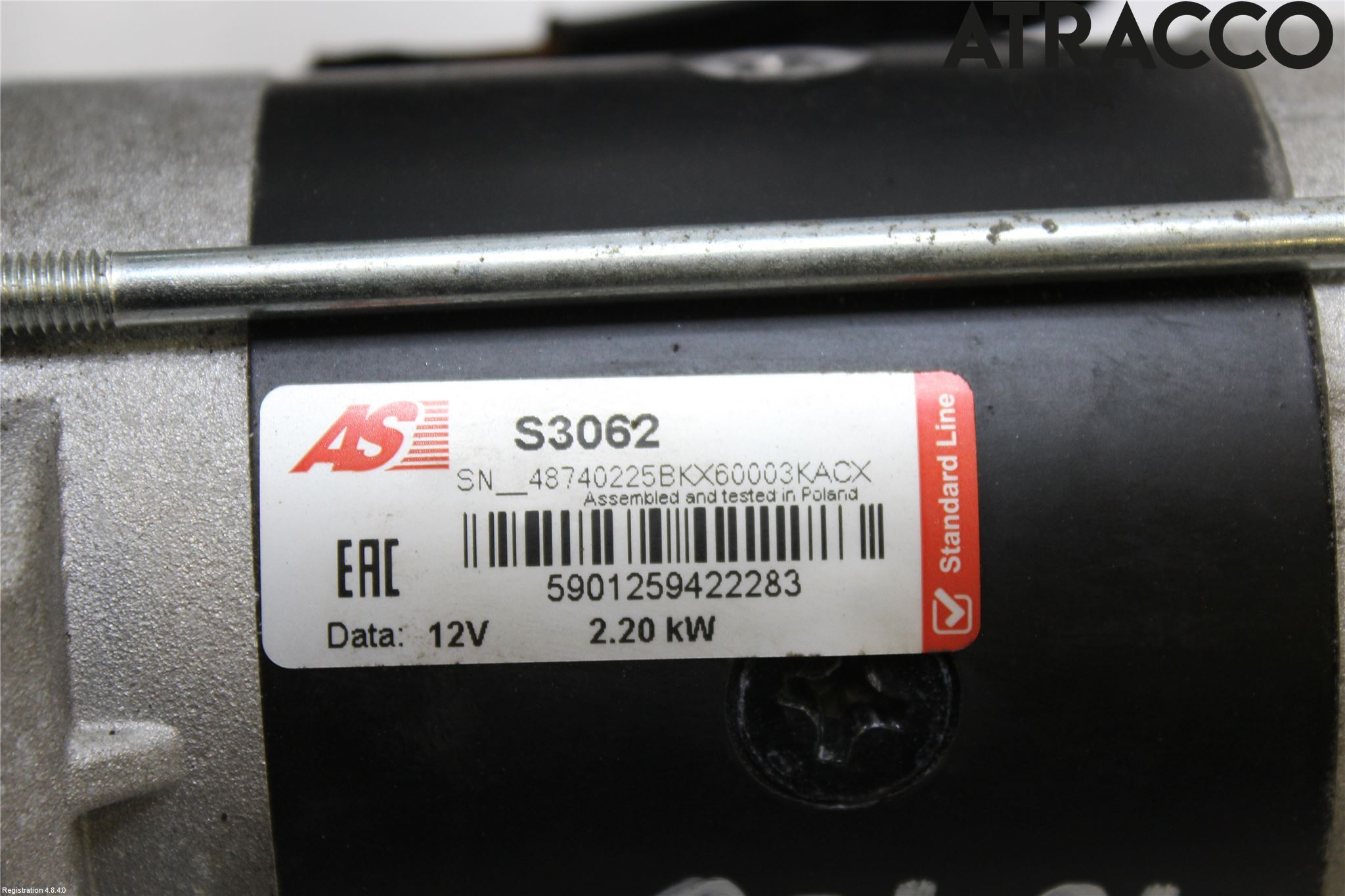 Kia SORENTO 03-09 Startmotor Diesel