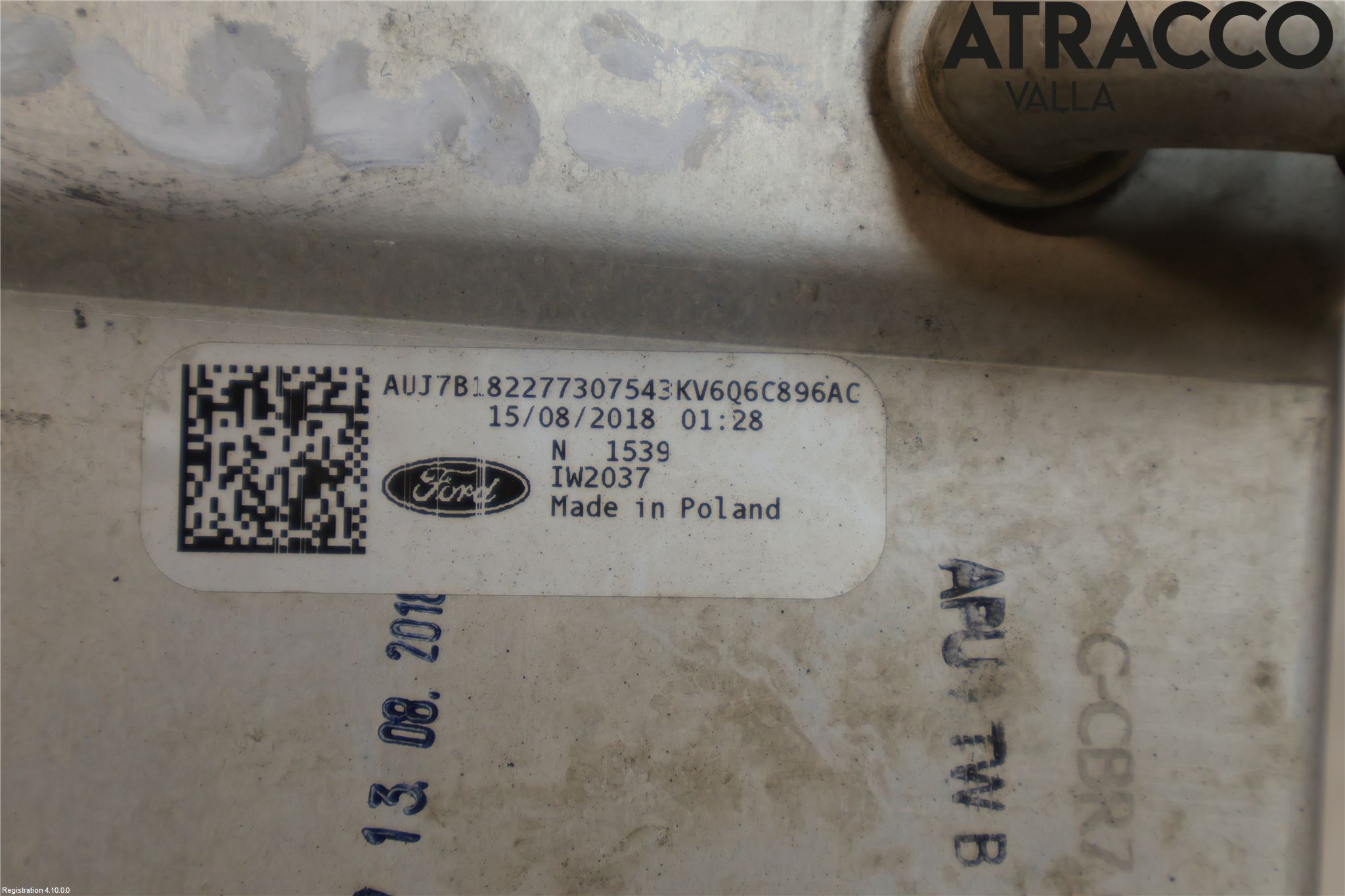 Ford TRANSIT/TOURNEO CONNECT 13-22 Laddluft-Intercooler Kyl