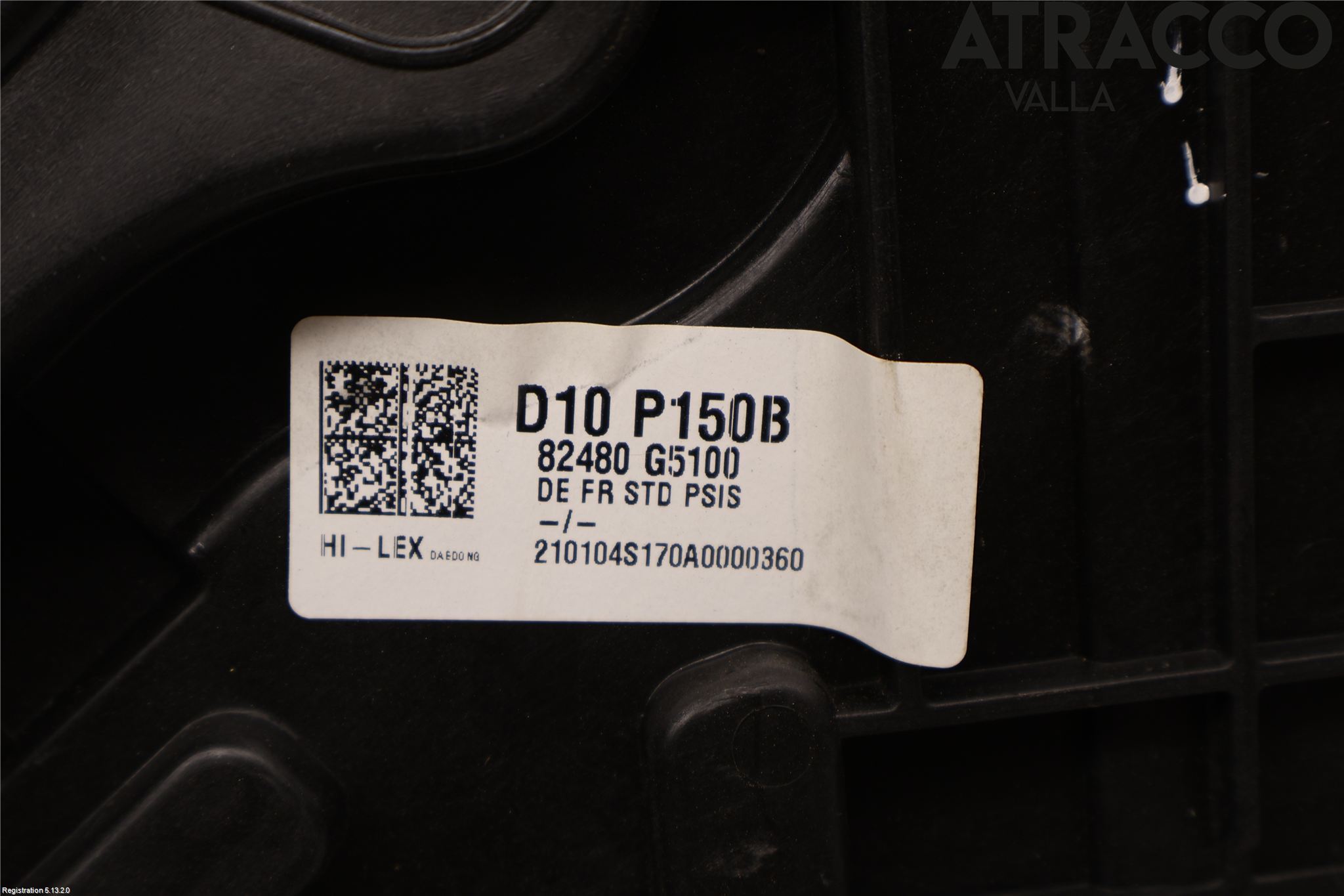 Kia NIRO (DE) 17-22 Fönsterhissmekanism
