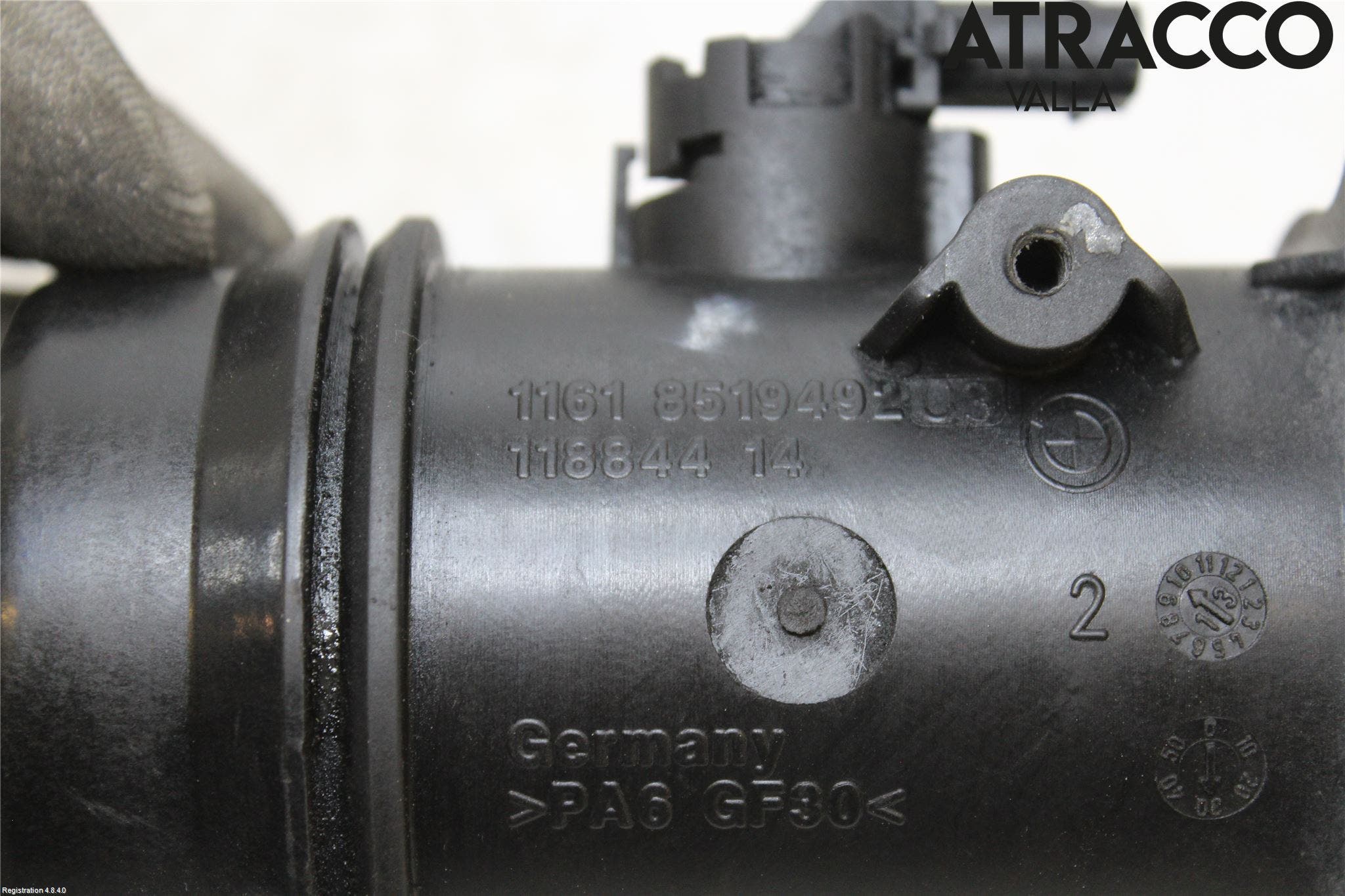 BMW 5 F10/F11/F18 09-17 Laddluft-Intercoolerrör