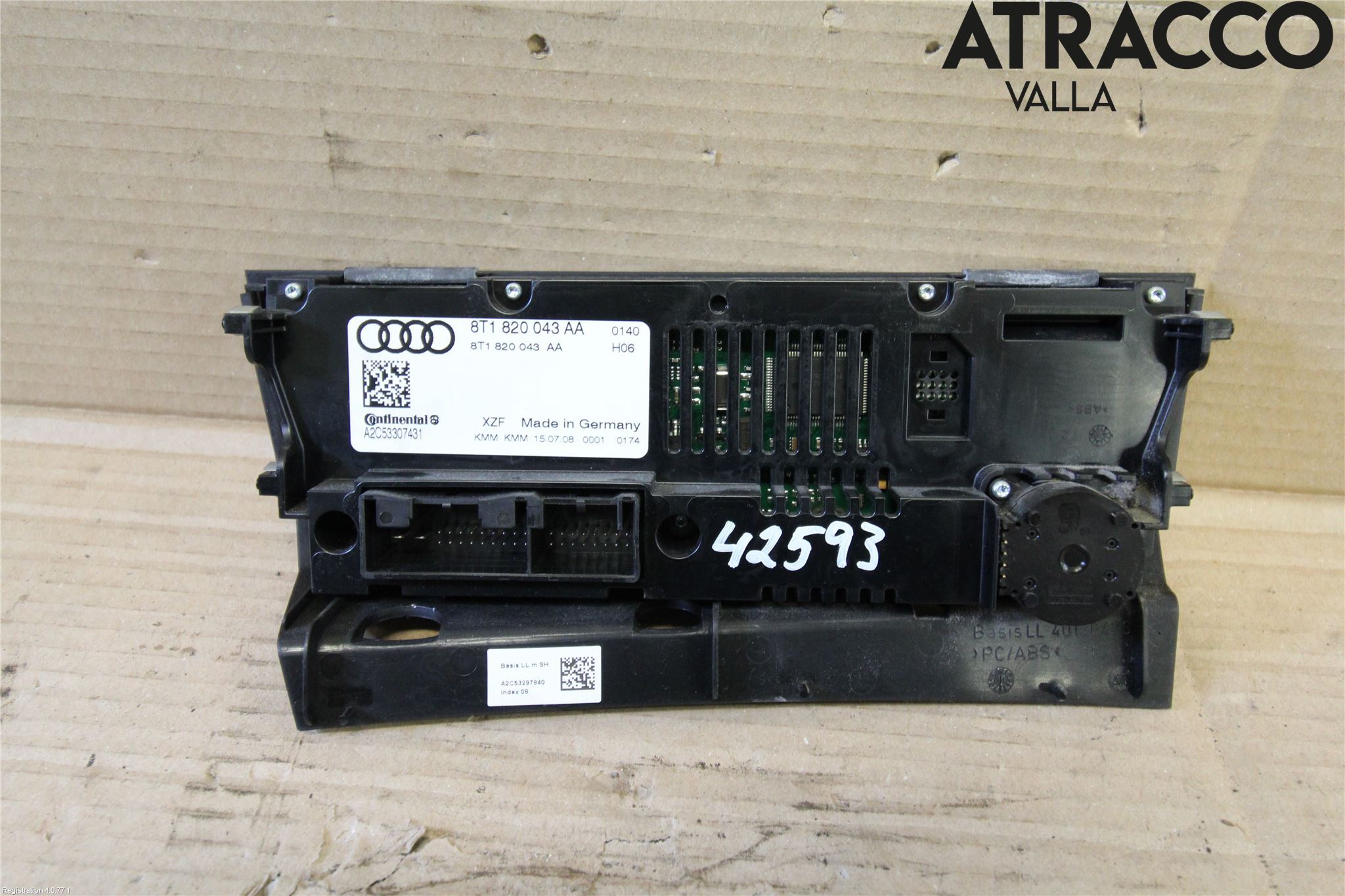 Audi A4/S4 08-11 Ac Styrenhet Ac Manöveren