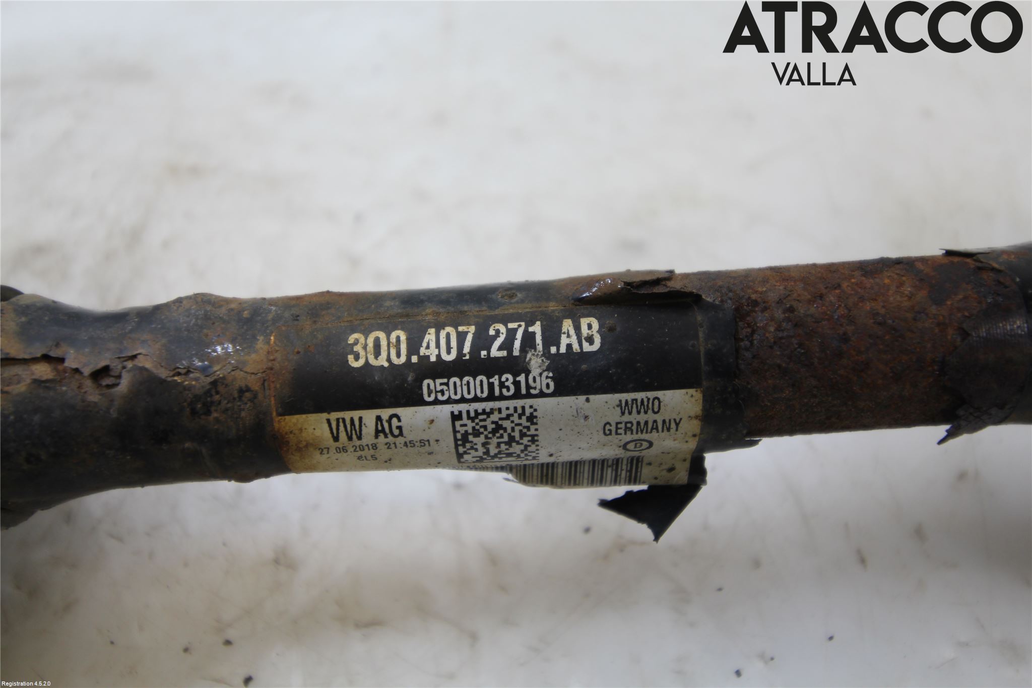 Volkswagen VW TIGUAN 16-24 Drivaxel Fram Vänster
