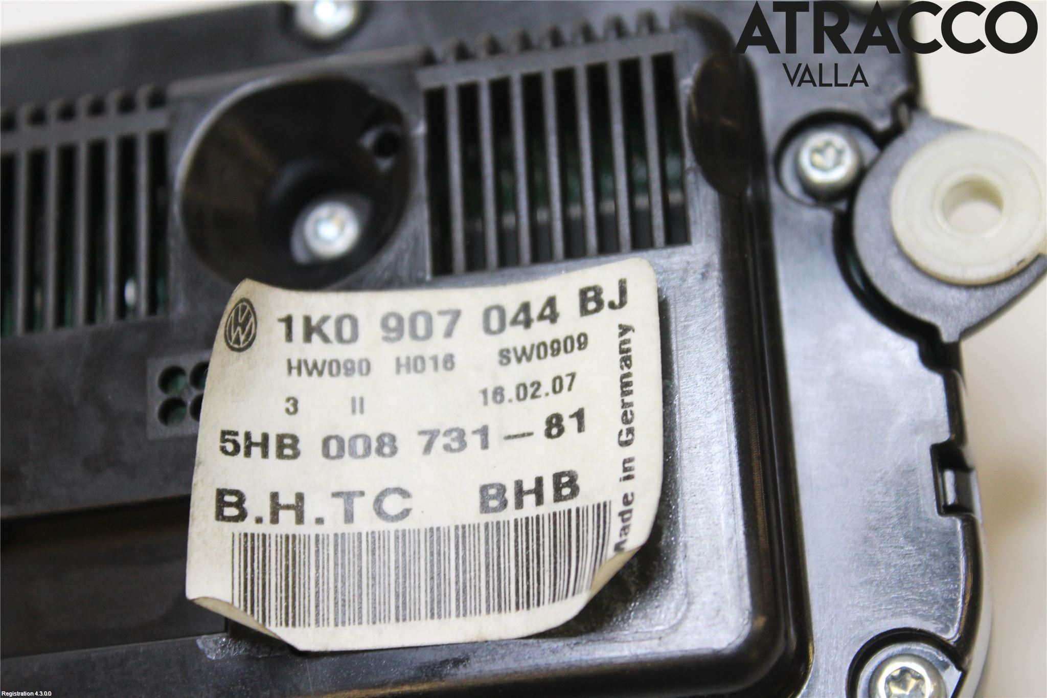 Volkswagen VW TOURAN 03-10 Ac Styrenhet Ac Manöveren