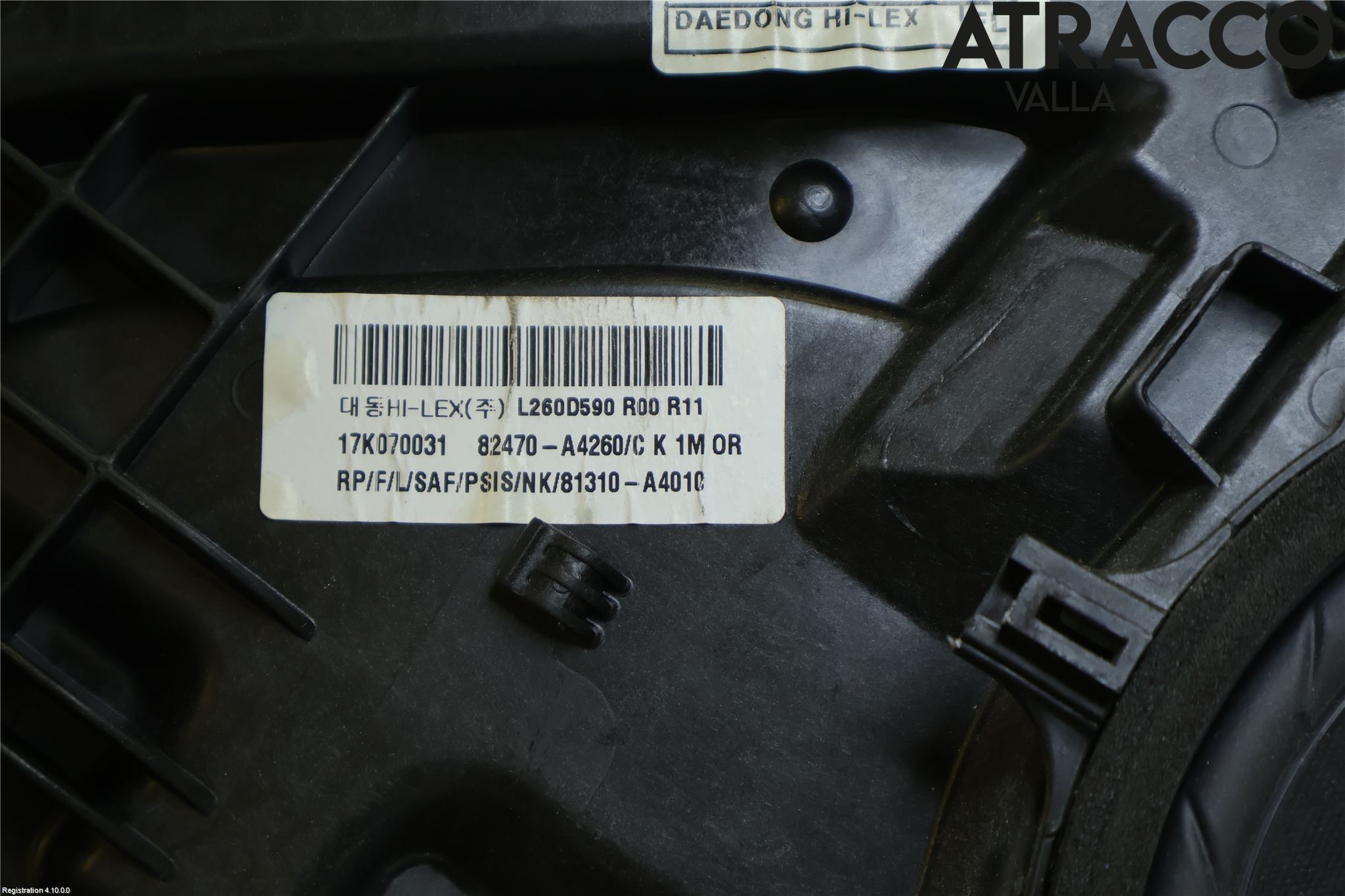 Kia CARENS III 13-19 Fönsterhissmekanism