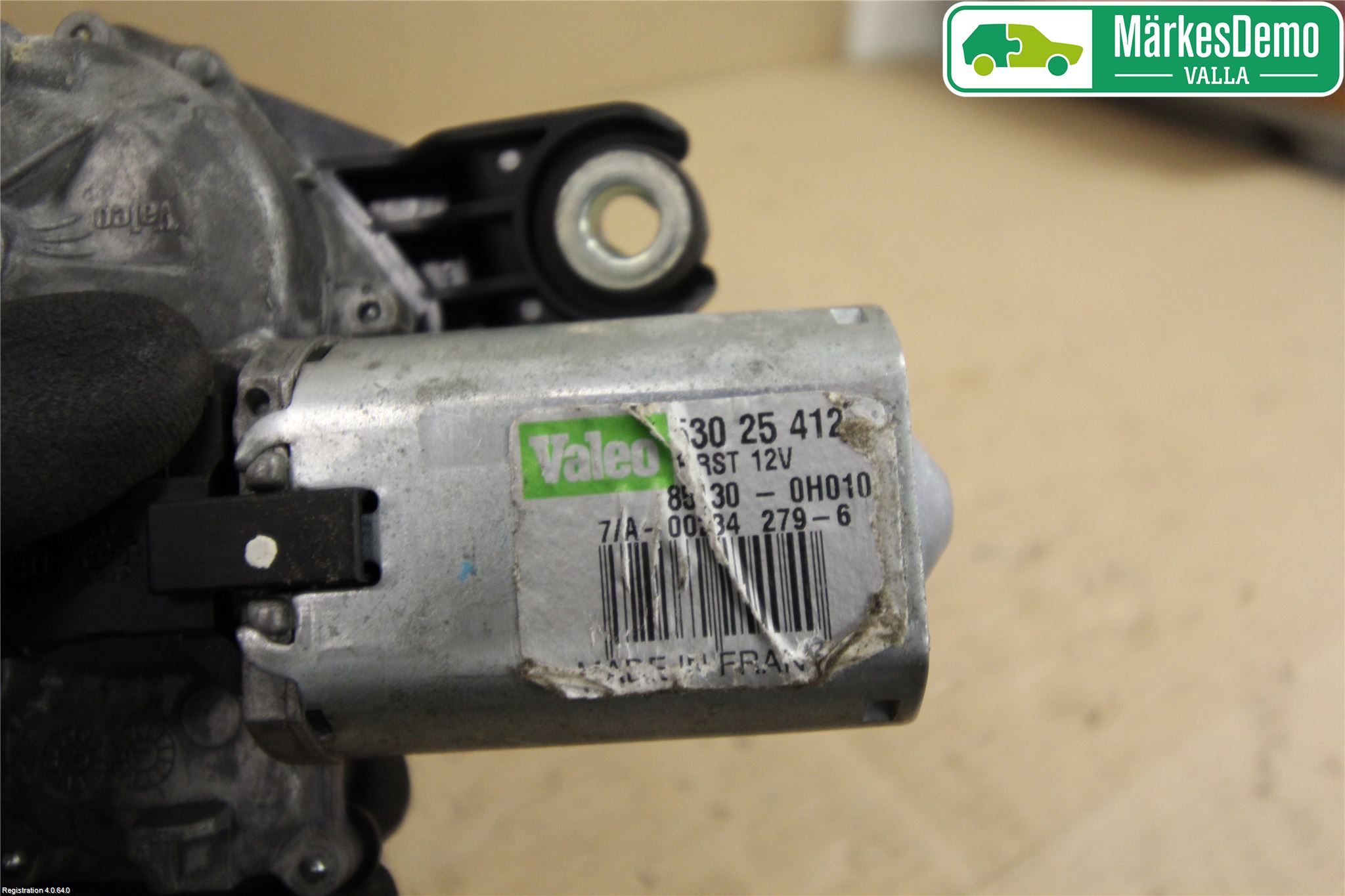 Toyota AYGO 06-14 Torkarmotor Baklucka