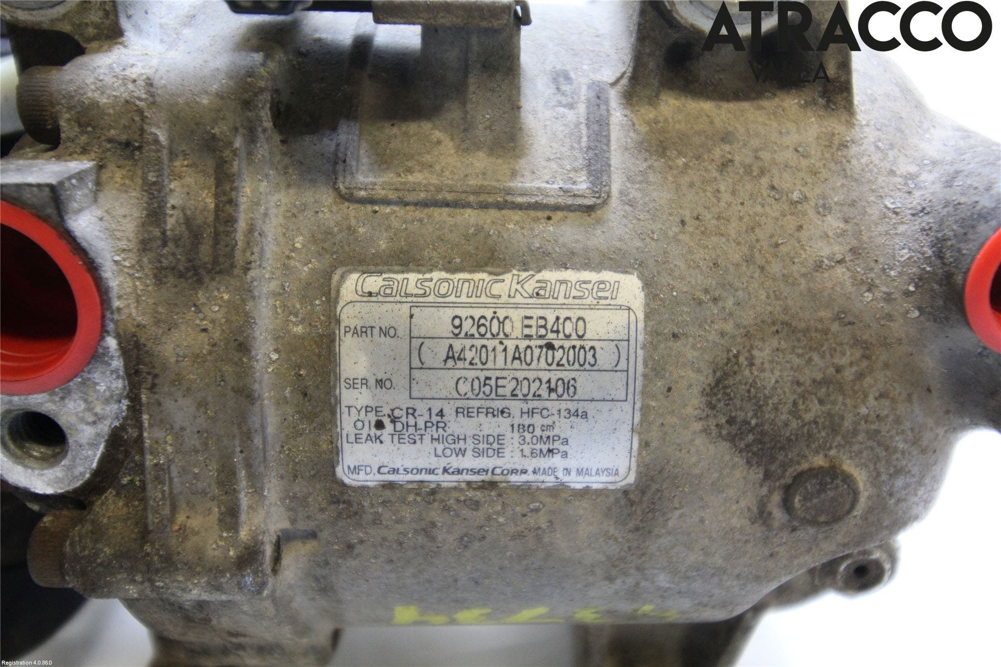 Nissan NAVARA 05-16 Ac Kompressor