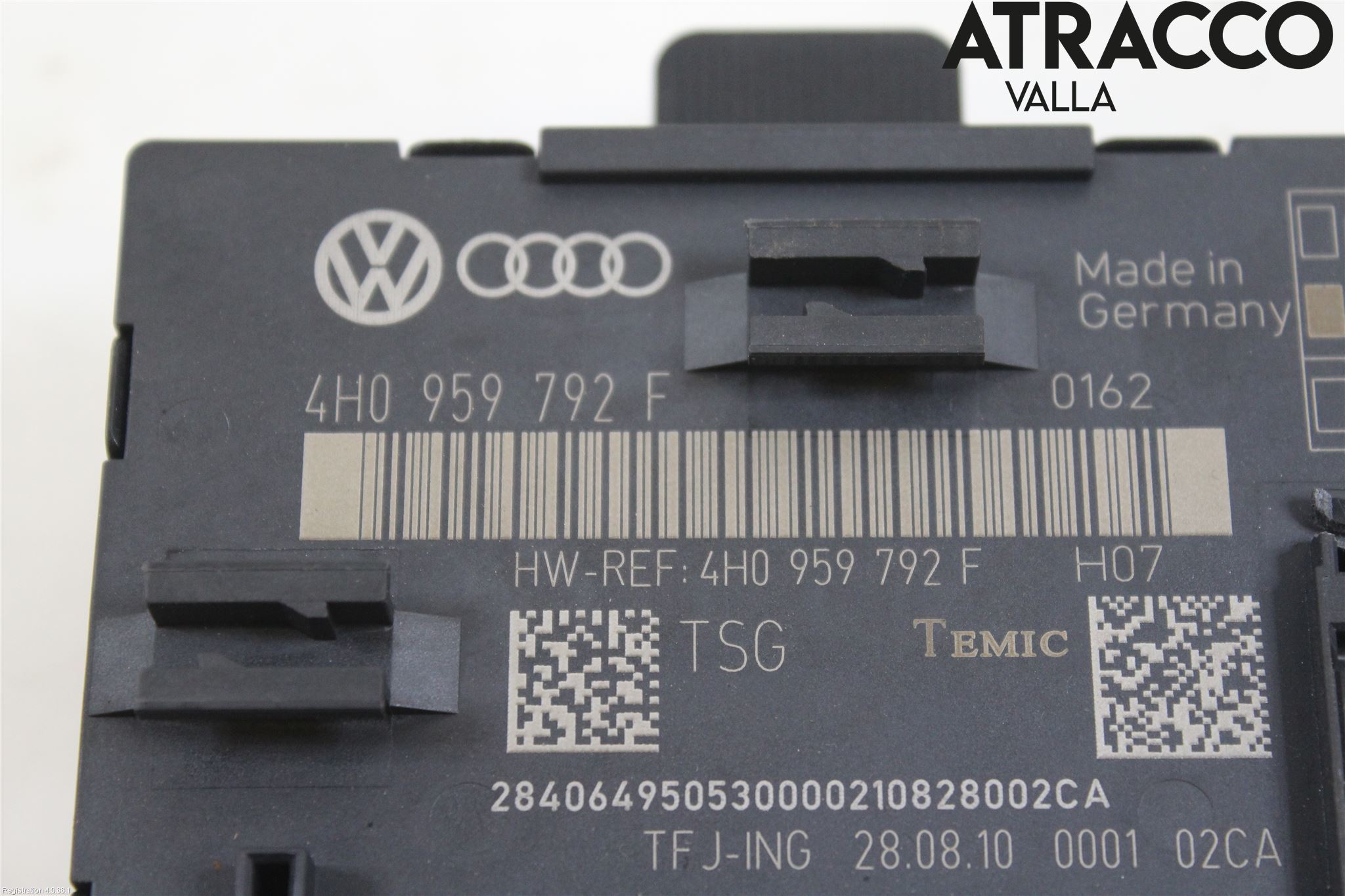 Audi A8/S8 4H 10-17 Styrenhet Dörr