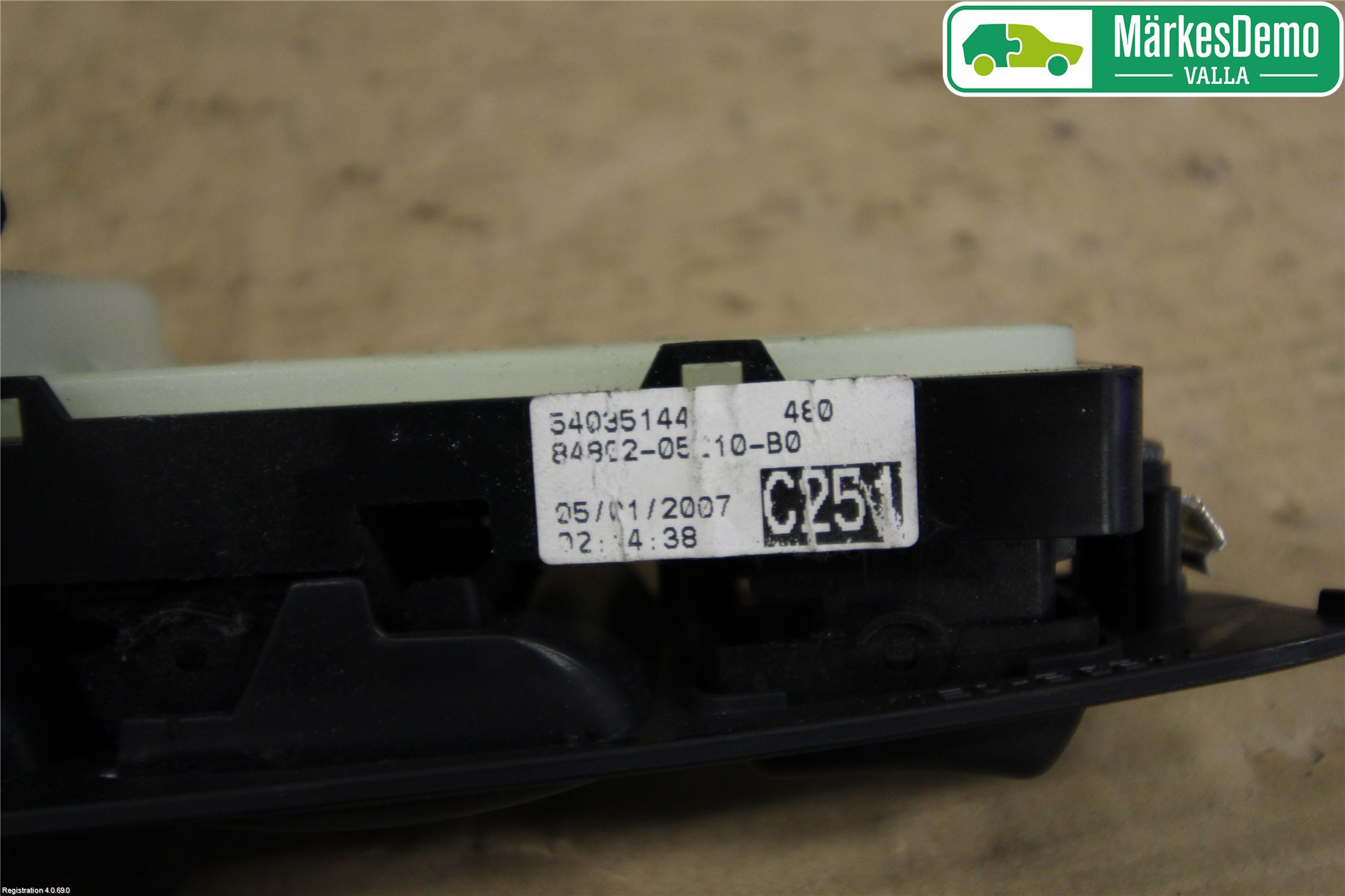 Toyota AVENSIS 07-08 Strömställare Elhiss