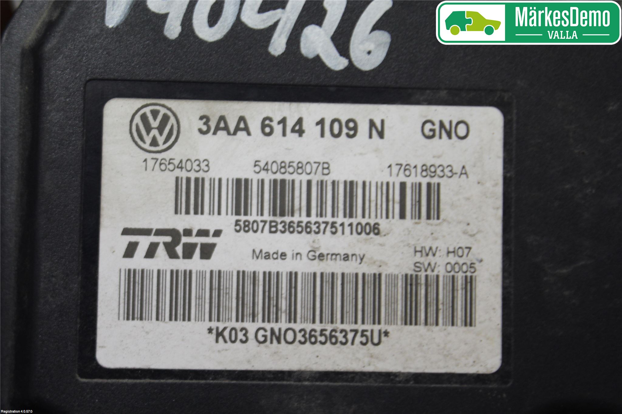 Volkswagen VW PASSAT 11-14 Abs Hydraulaggregat