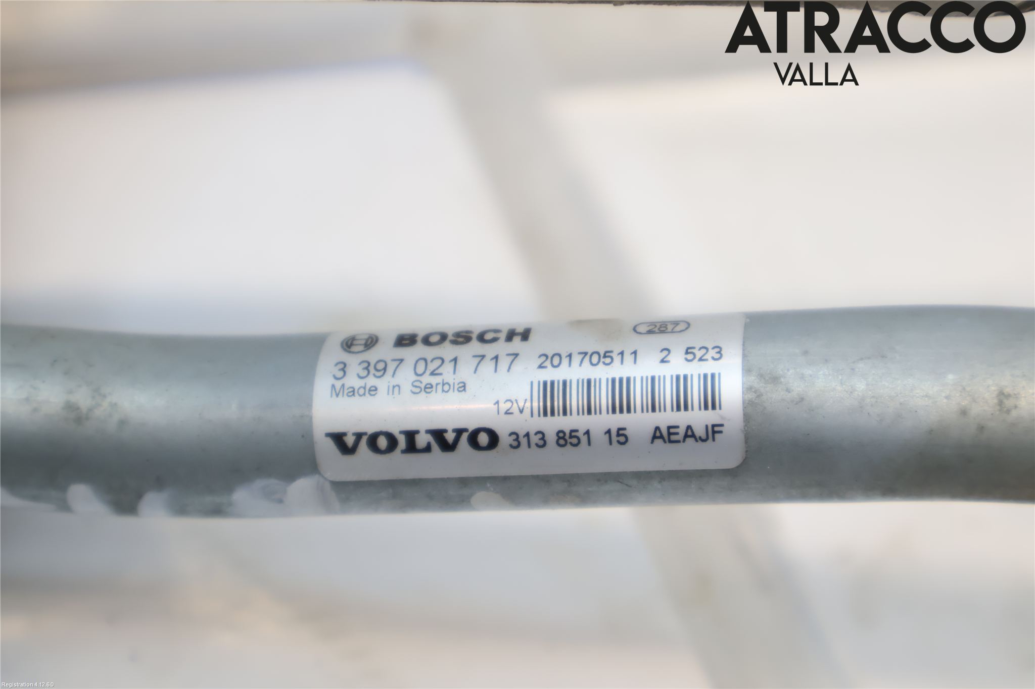 Volvo S90 17->> Torkarmekanism Vindruta