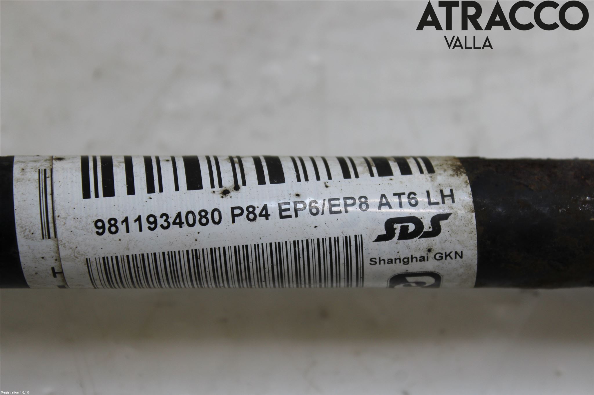 Peugeot 3008 17-24 Drivaxel Fram Vänster