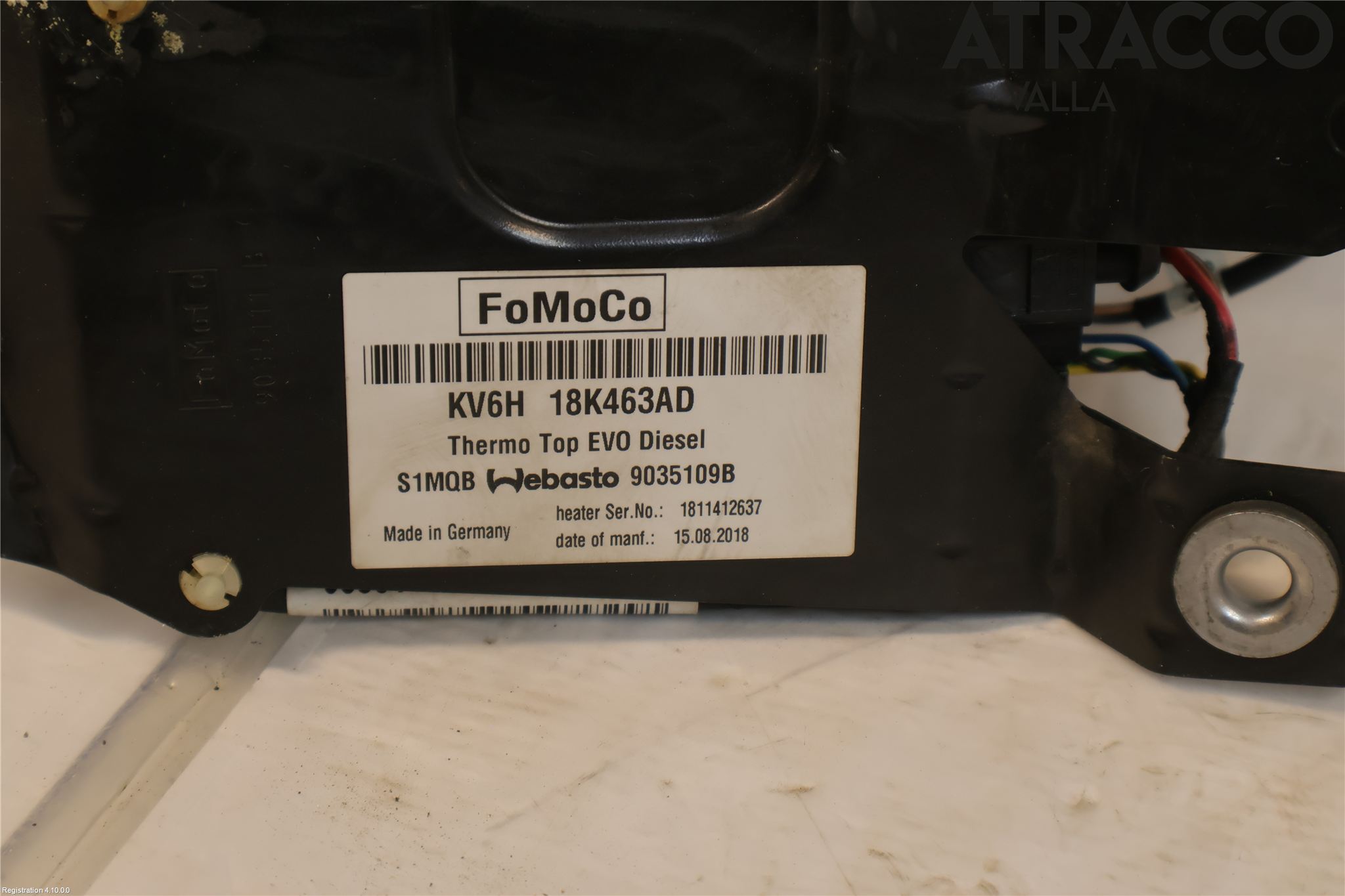 Ford TRANSIT/TOURNEO CONNECT 13-22 Dieselvärmare