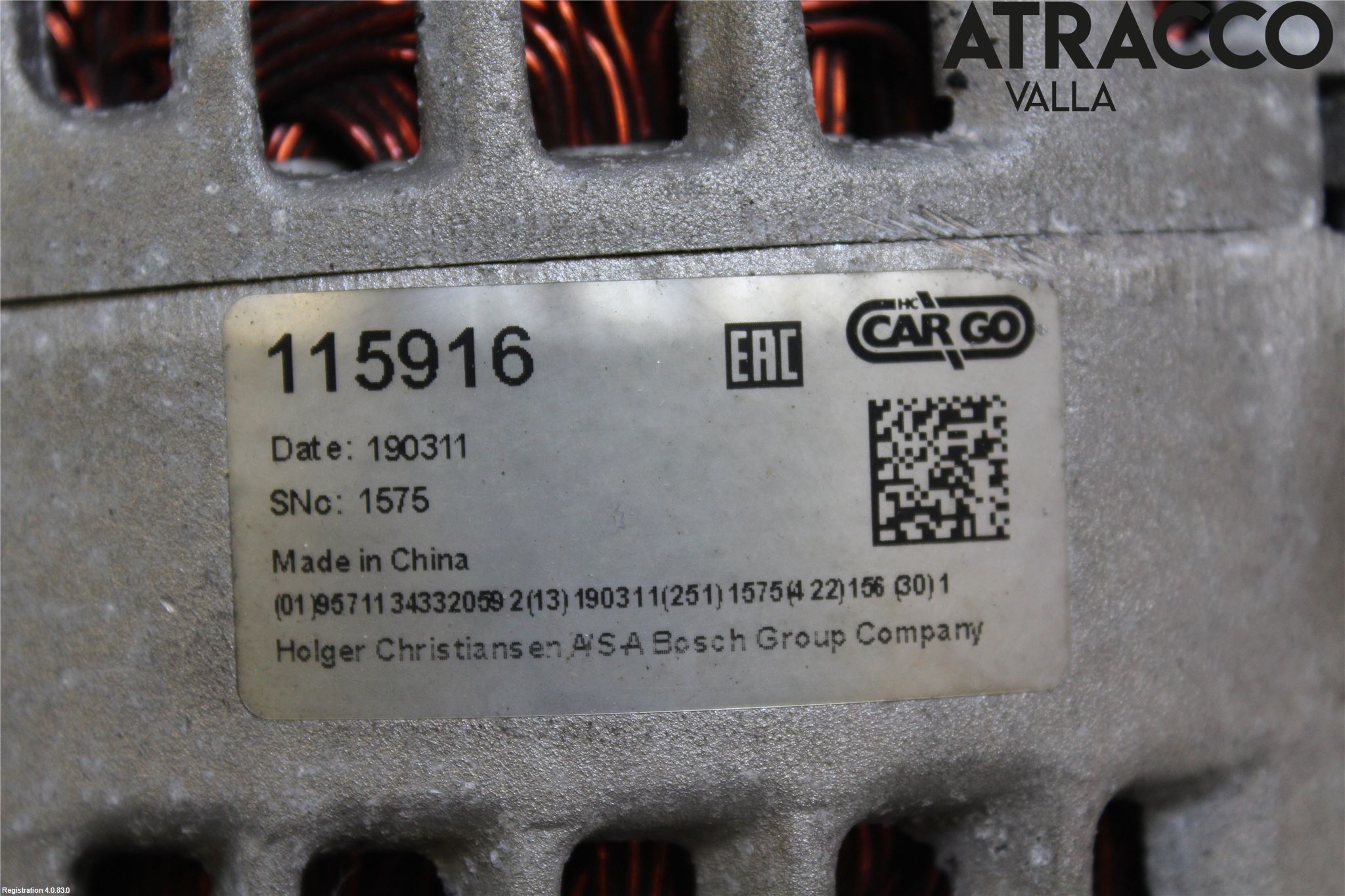 Volkswagen VW GOLF / E-GOLF VII 13-20 Generator
