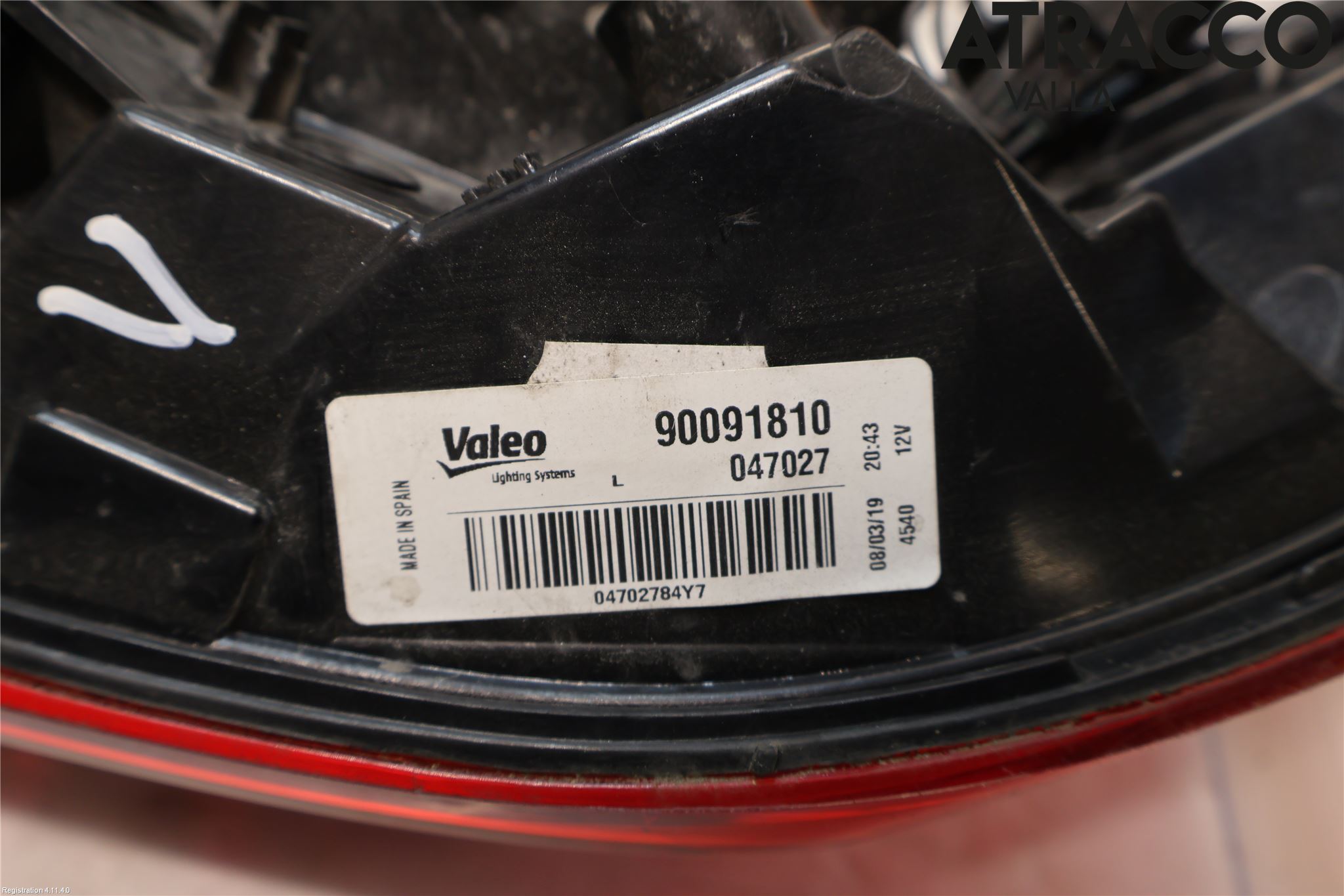 Renault KADJAR 15- Bakljus Vänster