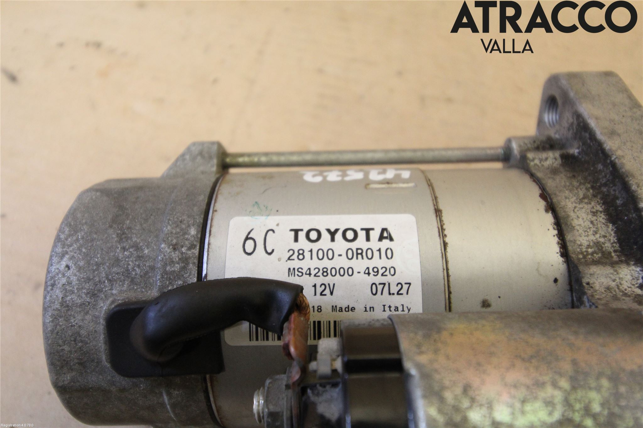 Toyota AURIS 07-09 Startmotor Diesel